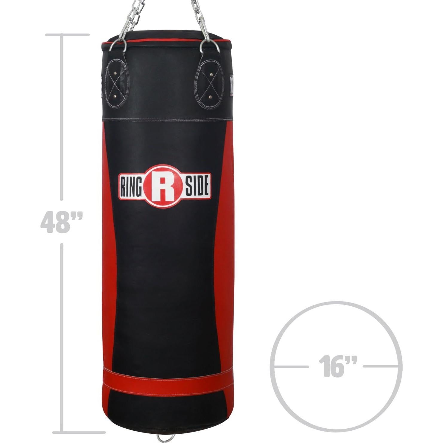 Saco de Boxeo de Cuero Ringside Grande 40.64x121.92cm
