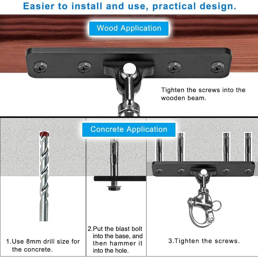 Soporte para Saco de Boxeo Dolibest DBSH-23-03 408 kg