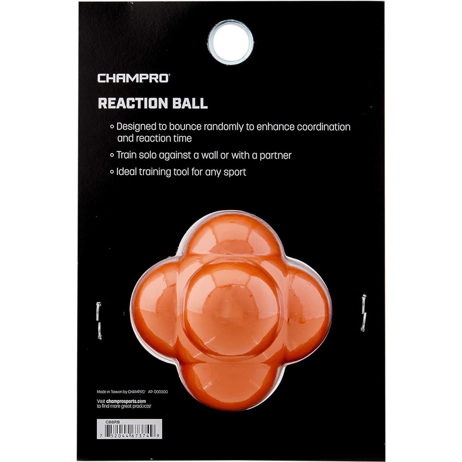 Pelota de Reacción Champro CBBRB Naranja 7.62 cm