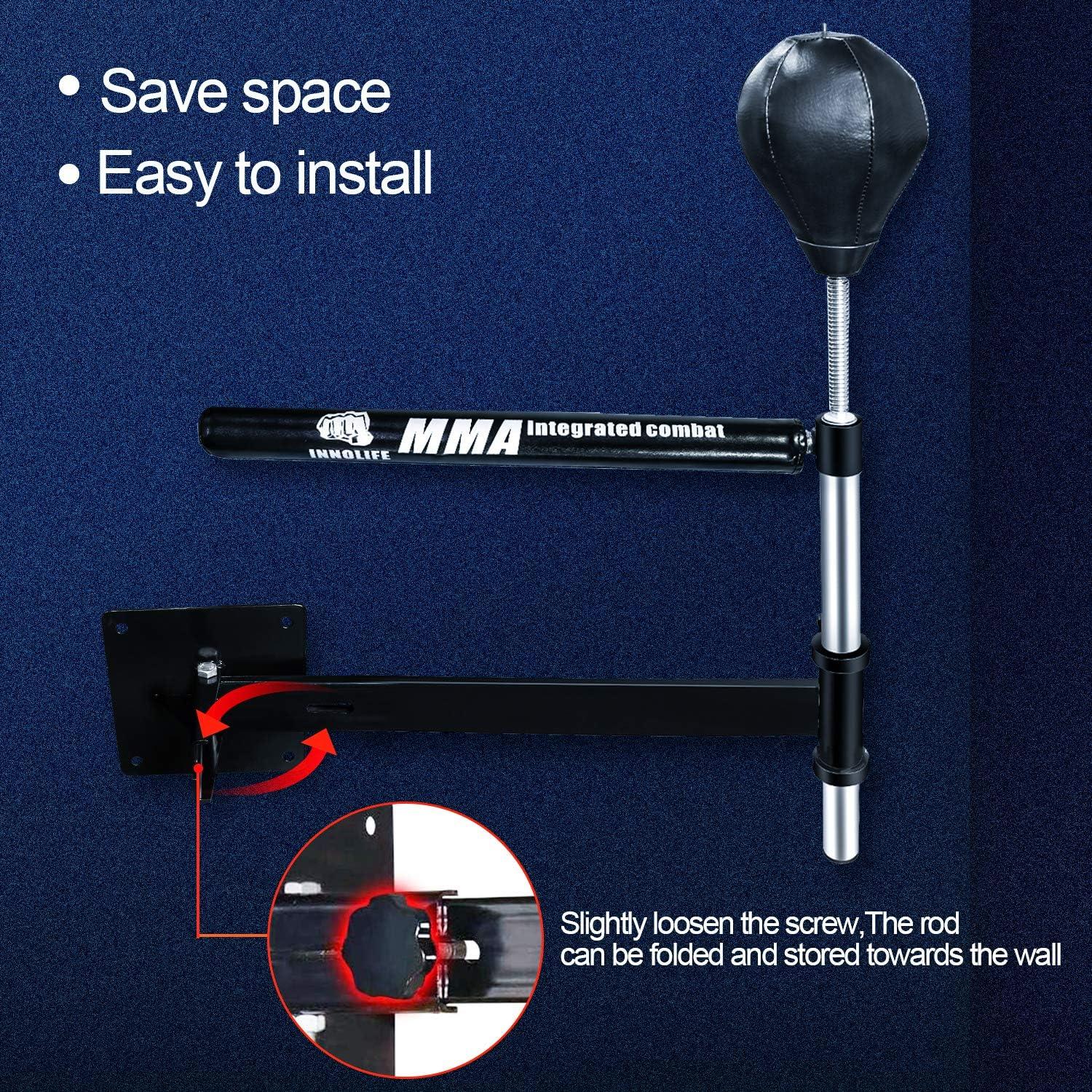 Soporte de Pared INNOLIFE con Bola de Boxeo para MMA