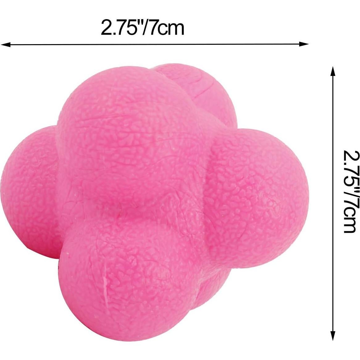 Pelotas de Reacción de Caucho Yaegoo 6 Pcs 7cm Entrenamiento