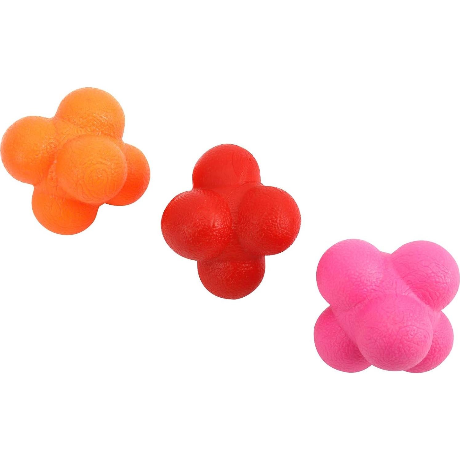 Pelotas de Reacción de Caucho Yaegoo 6 Pcs 7cm Entrenamiento