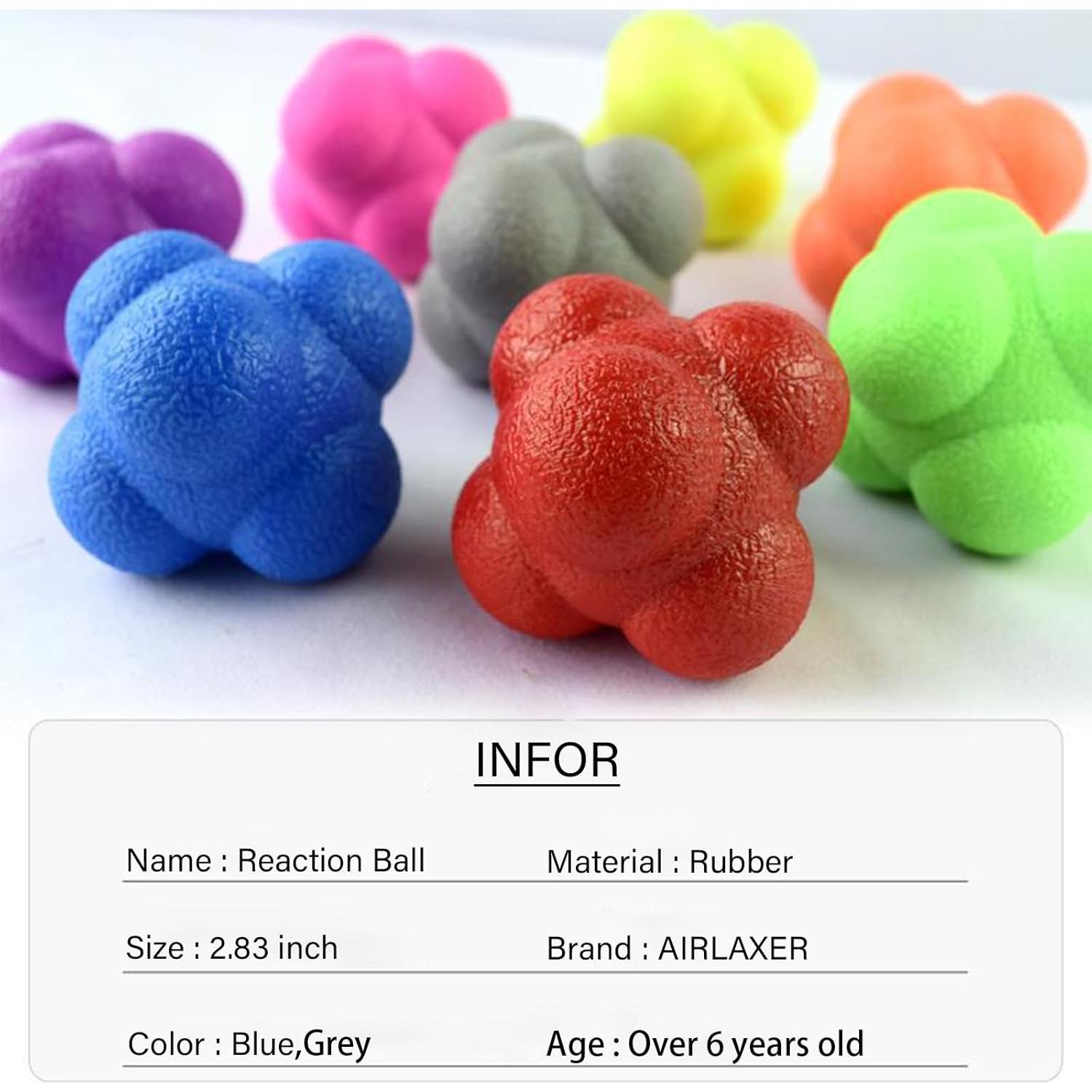 Bola de Reacción AIRLAXER para Entrenamiento Mano-Ojo - 2 Unidades