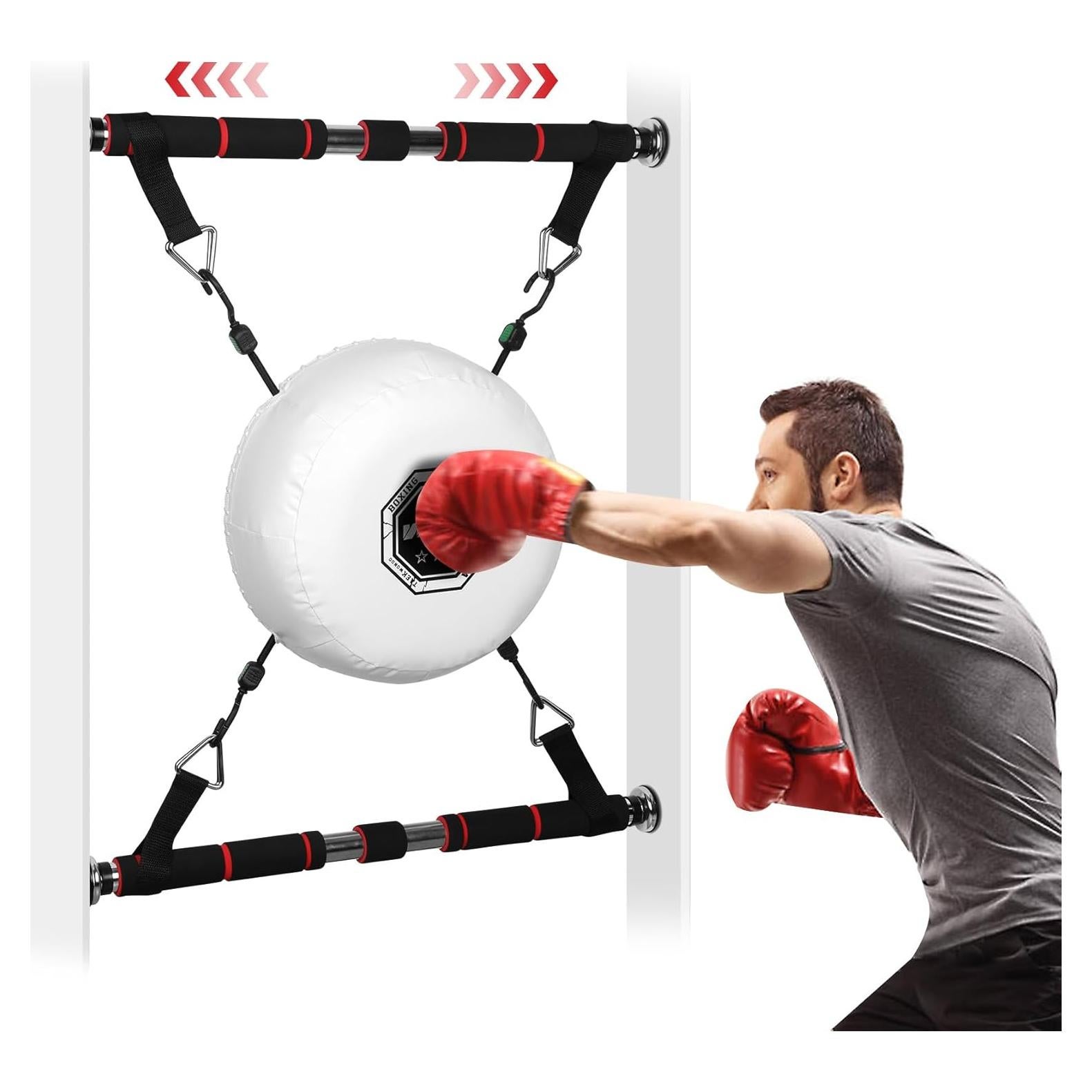 Saco de Boxeo de Puerta WOUDY Ajustable 33 cm para Fitness