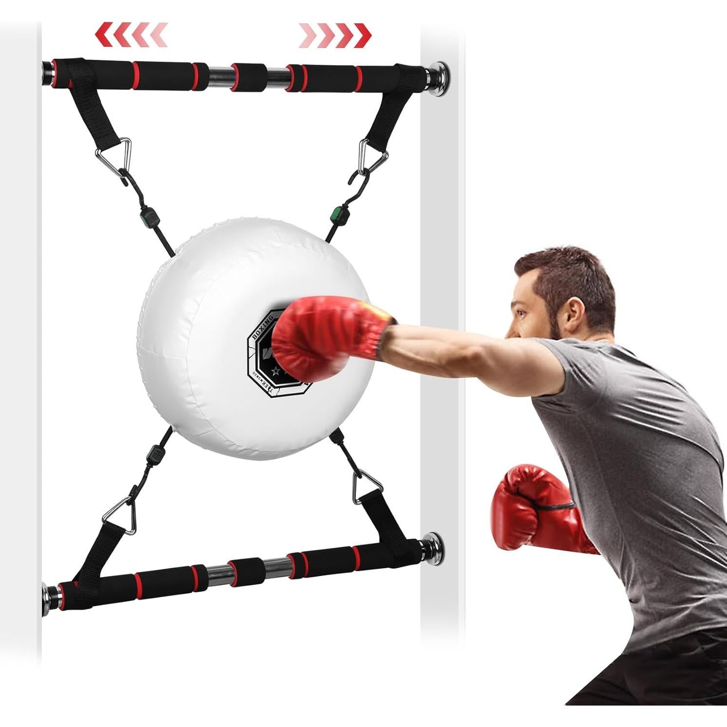 Saco de Boxeo de Puerta WOUDY Ajustable 33 cm para Fitness