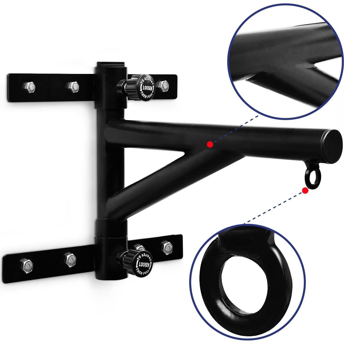 Soporte de Bolsa Pesada Yes4All Ajustable Montaje Pared Acero