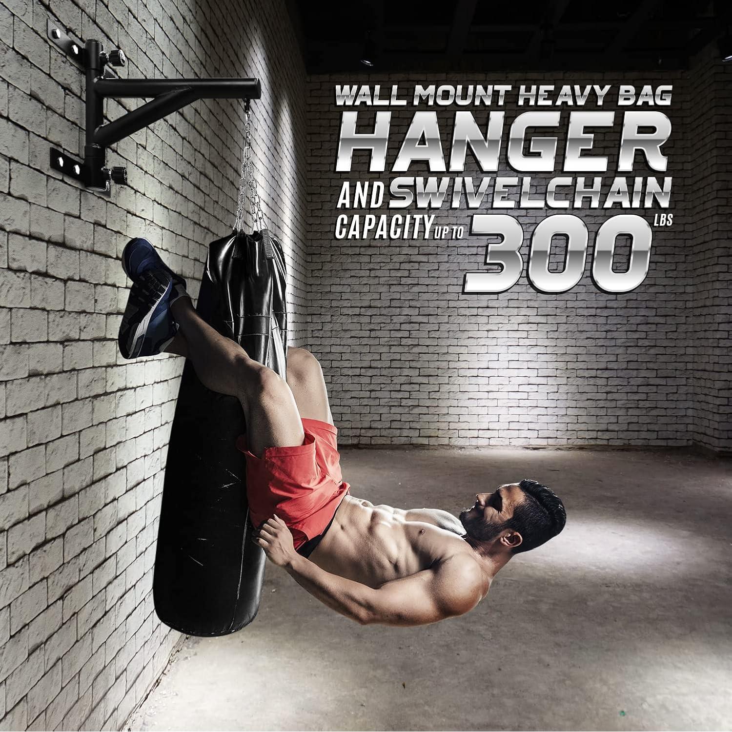 Soporte de Bolsa Pesada Yes4All Ajustable Montaje Pared Acero