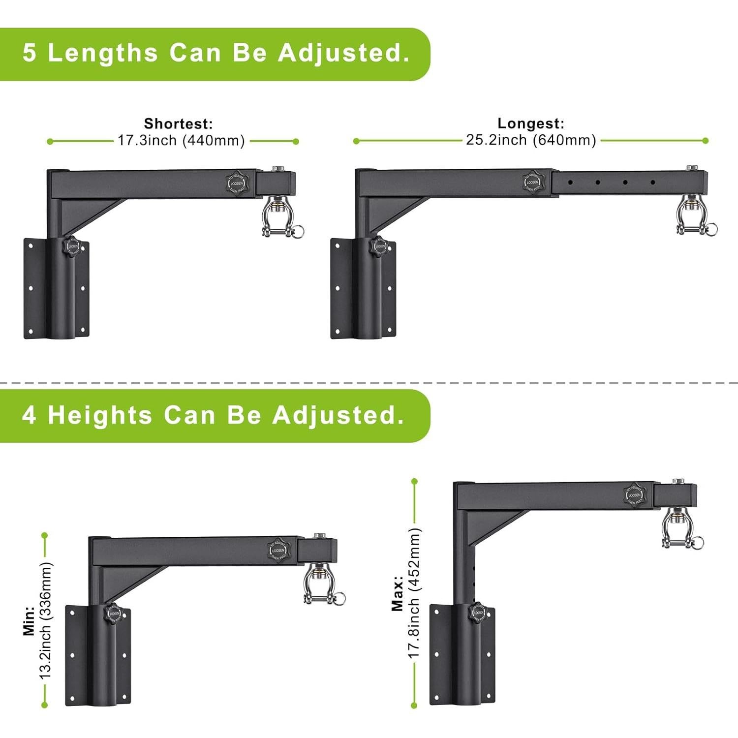 Soporte de Pared BeneLabel para Bolsa Pesada 363 kg Ajustable