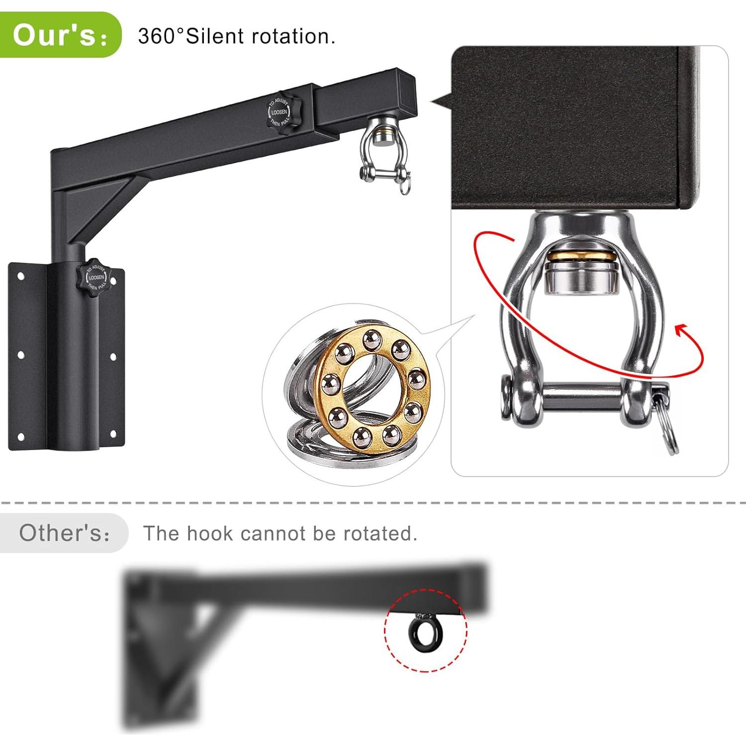 Soporte de Pared BeneLabel para Bolsa Pesada 363 kg Ajustable