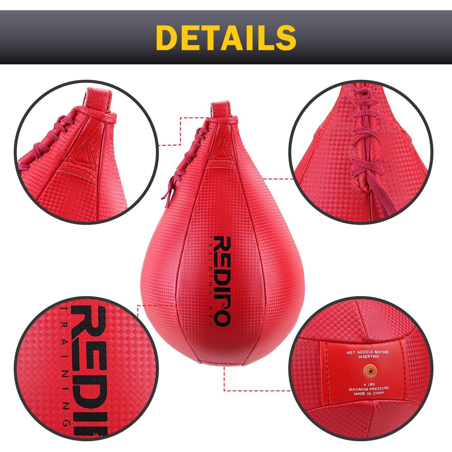 Bolsa de Velocidad Redipo - Boxeo y MMA - Cuero PU 25.4x17.8cm