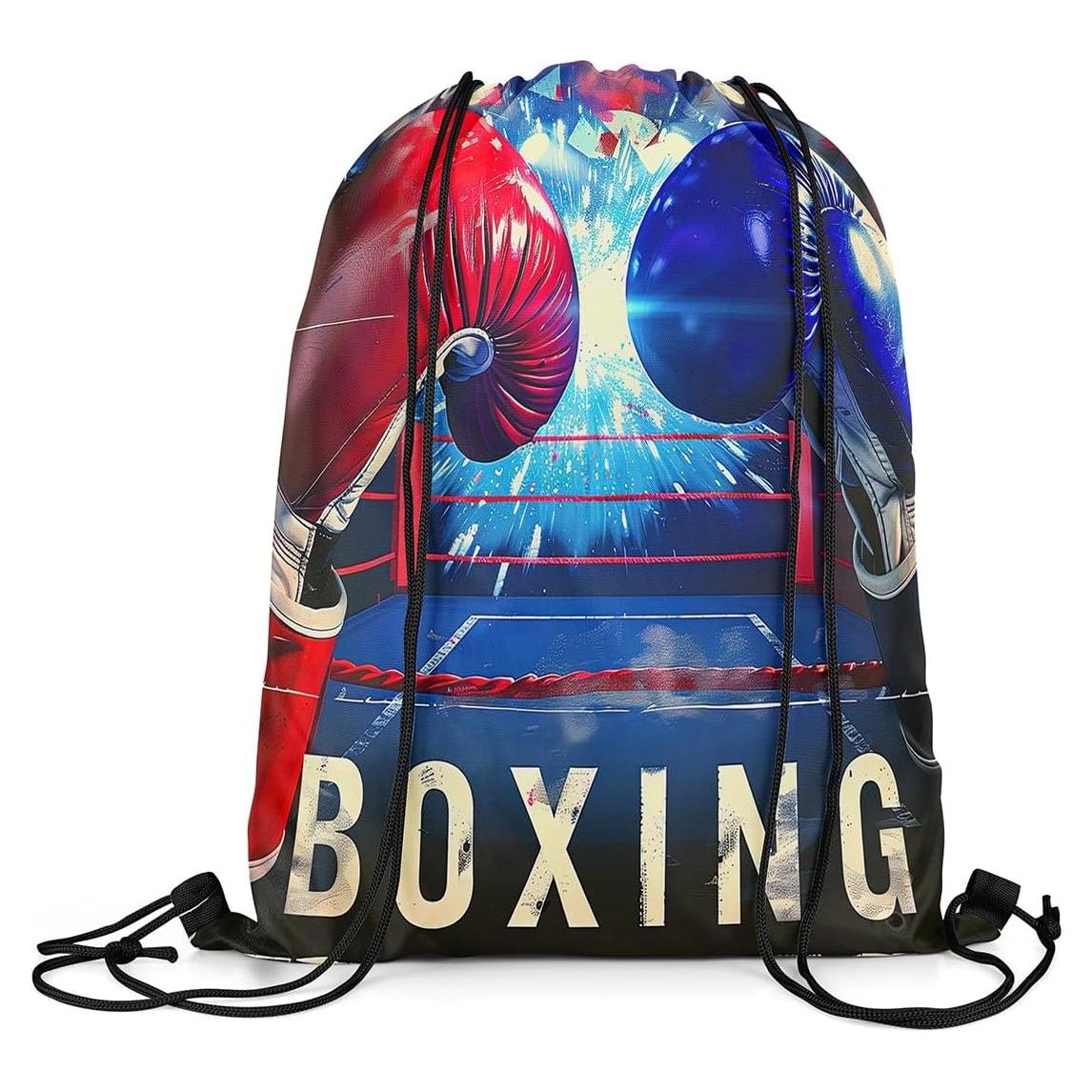 Mochila de Cuerda Erosebridal Azul Roja 33x40 cm Impermeable