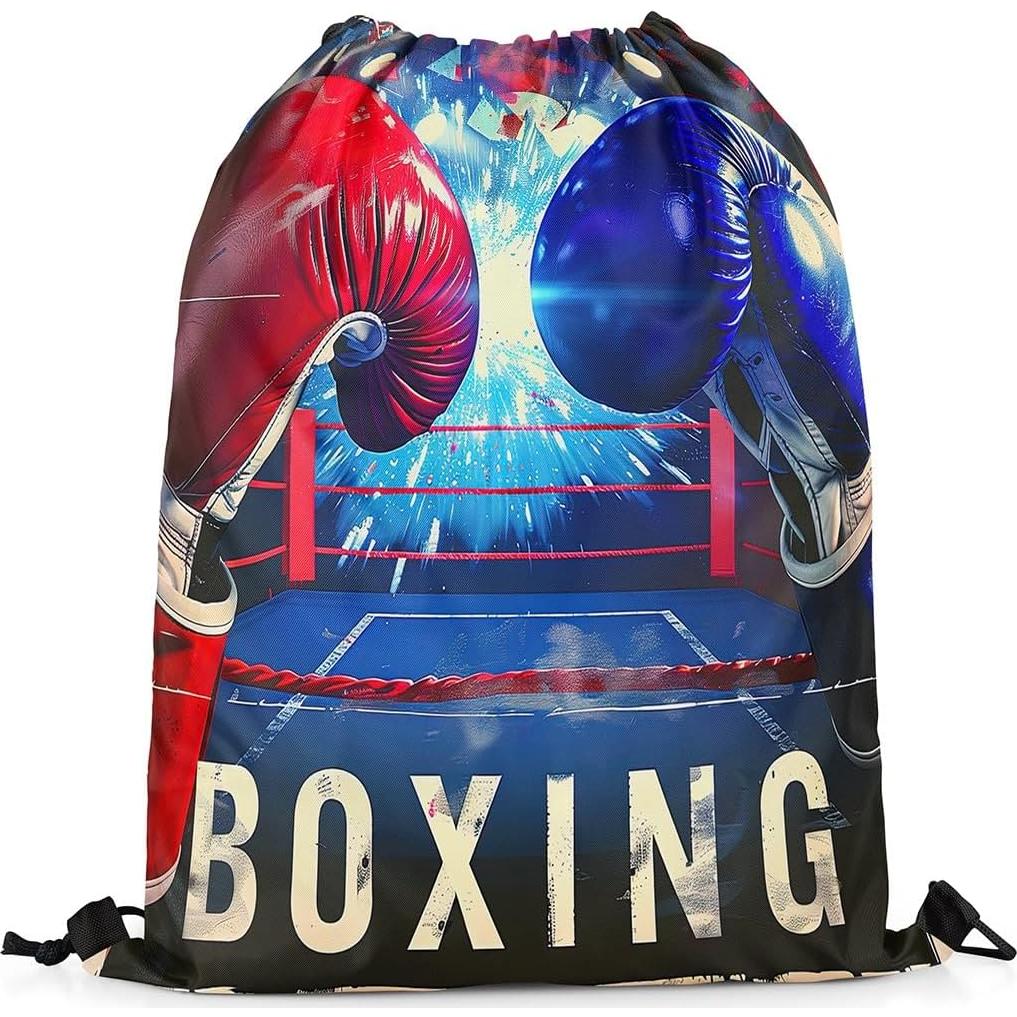 Mochila de Cuerda Erosebridal Azul Roja 33x40 cm Impermeable