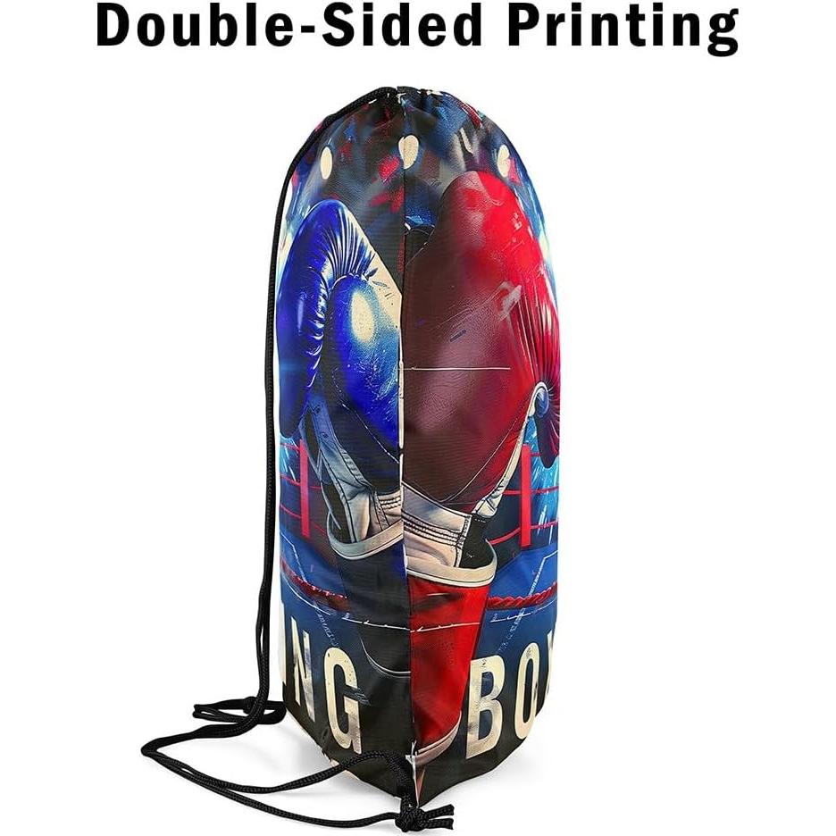 Mochila de Cuerda Erosebridal Azul Roja 33x40 cm Impermeable