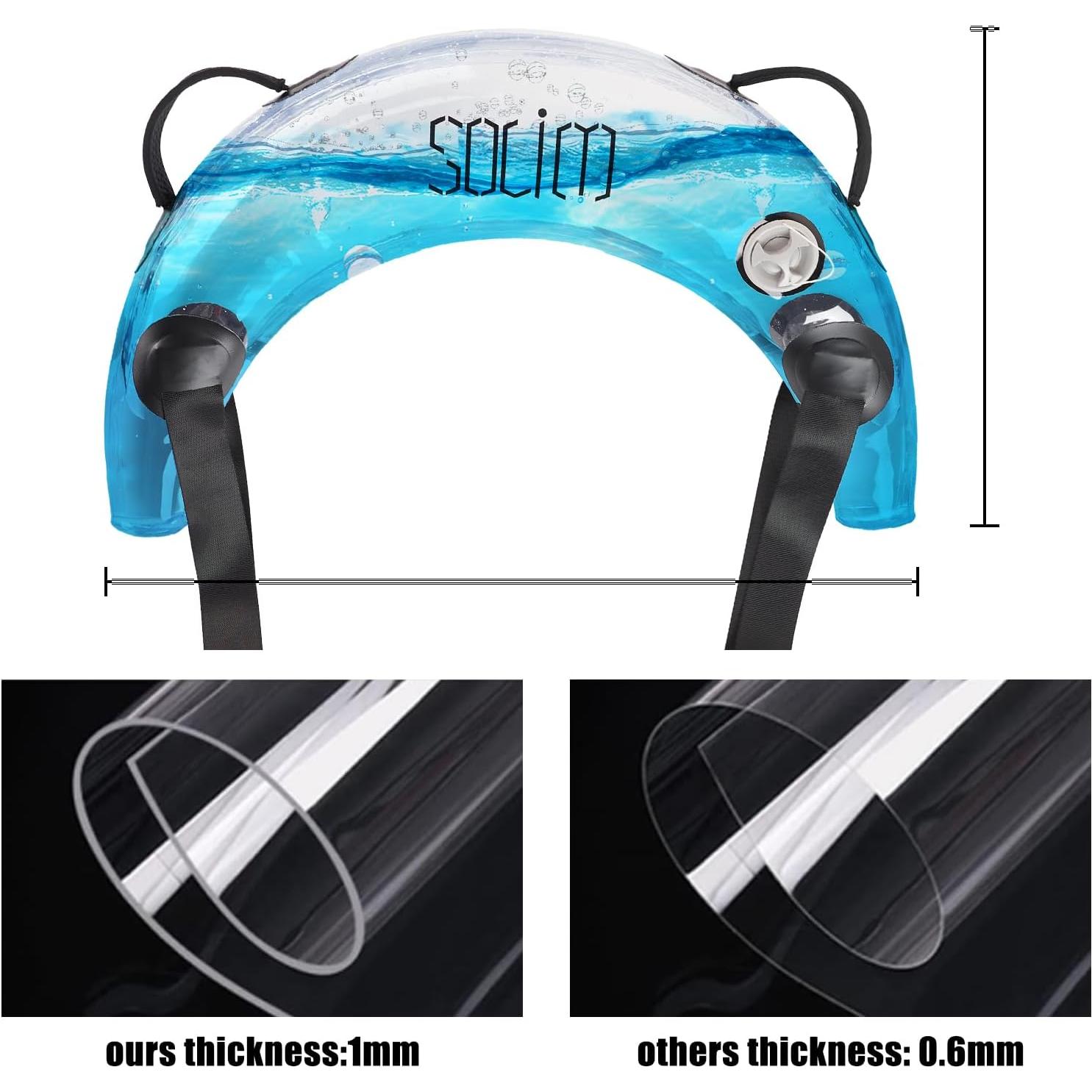 Bolsa de Agua con Pesas Solim 1.1kg para Entrenamiento en Casa