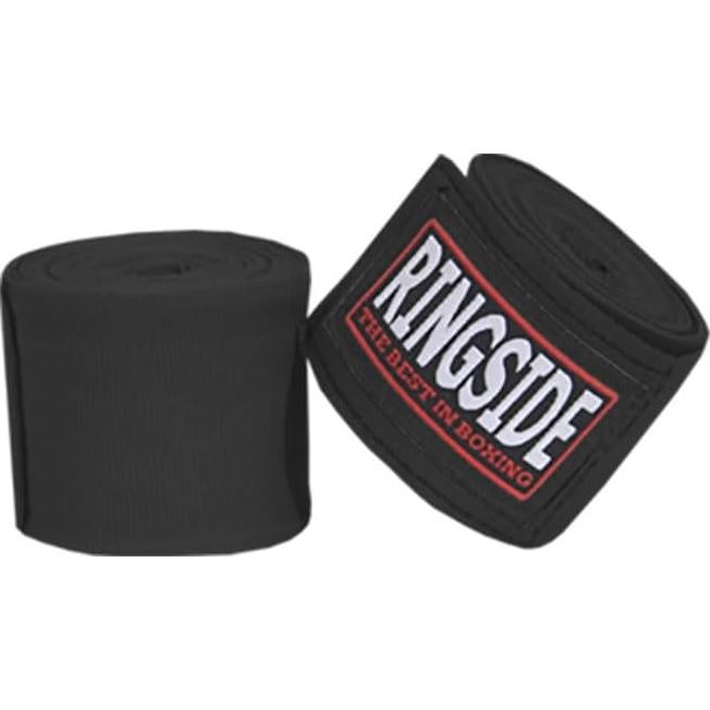 Envolturas de Mano Ringside Estilo Mexicano 457 cm Negro