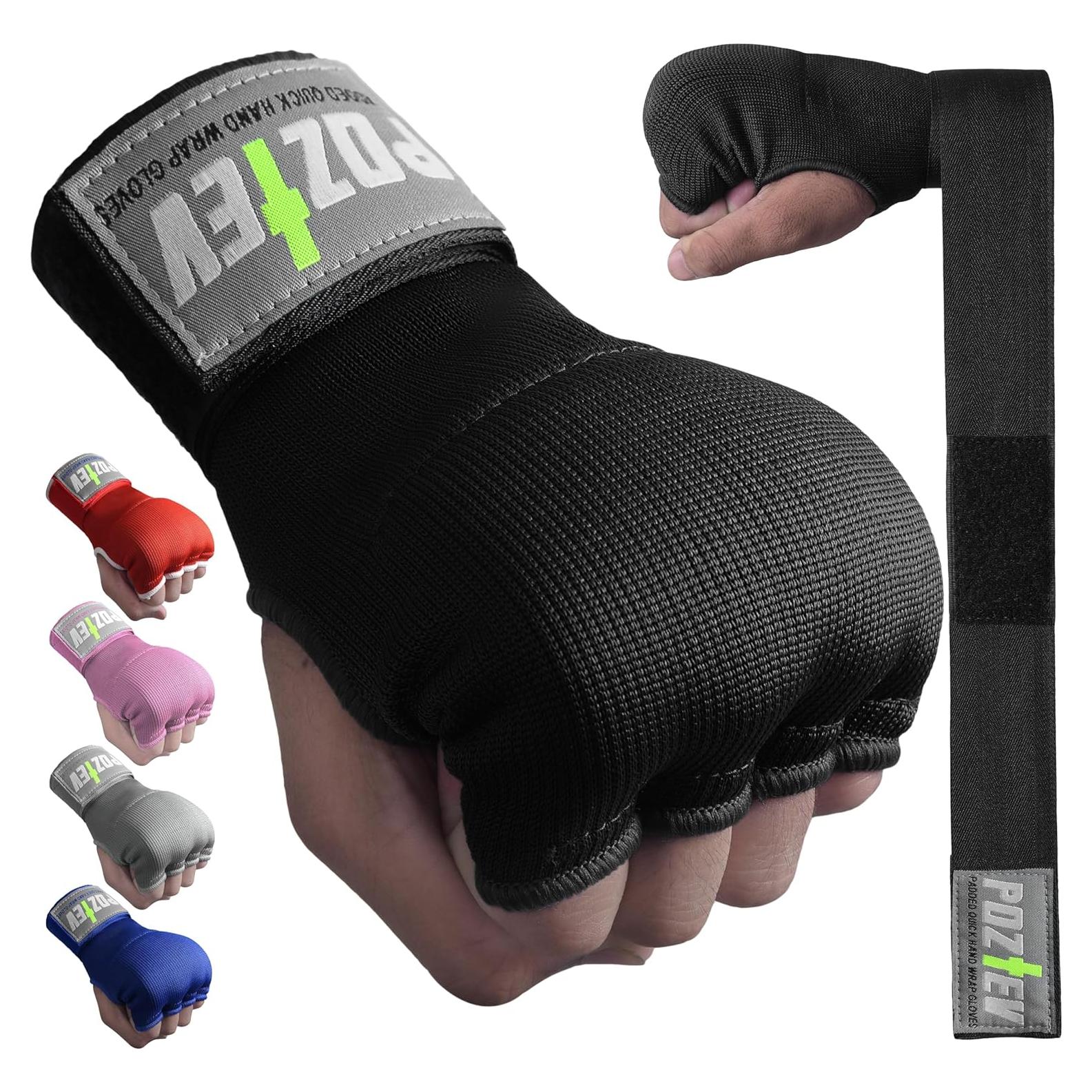 Envolturas de Mano POZTEV para Boxeo y MMA - Soporte Elástico