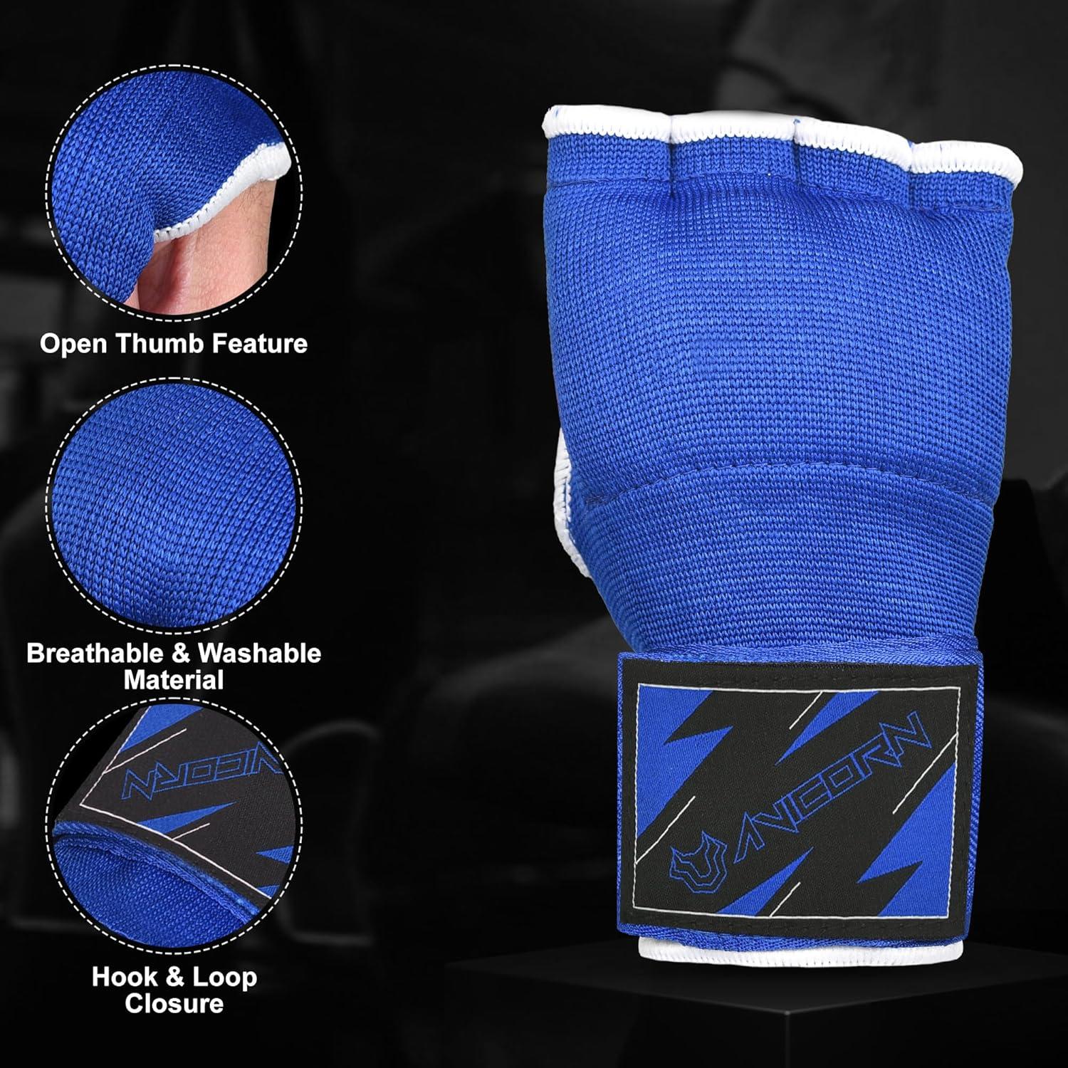 Guantes de Gel AVICORN QuickWraps Niños X-Pequeño Azul/Blanco
