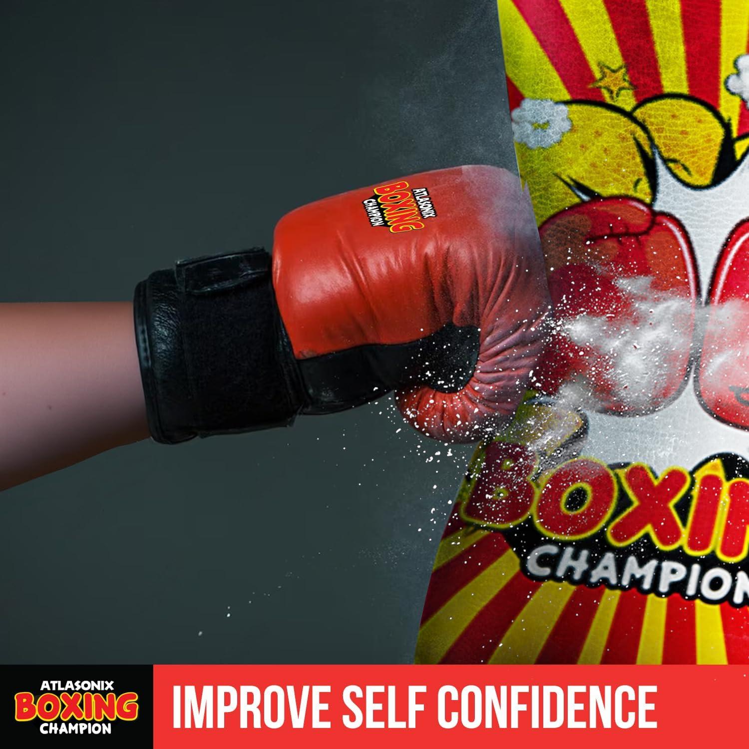 Juguete Inflable de Boxeo Atlasonix 122 cm para Niños