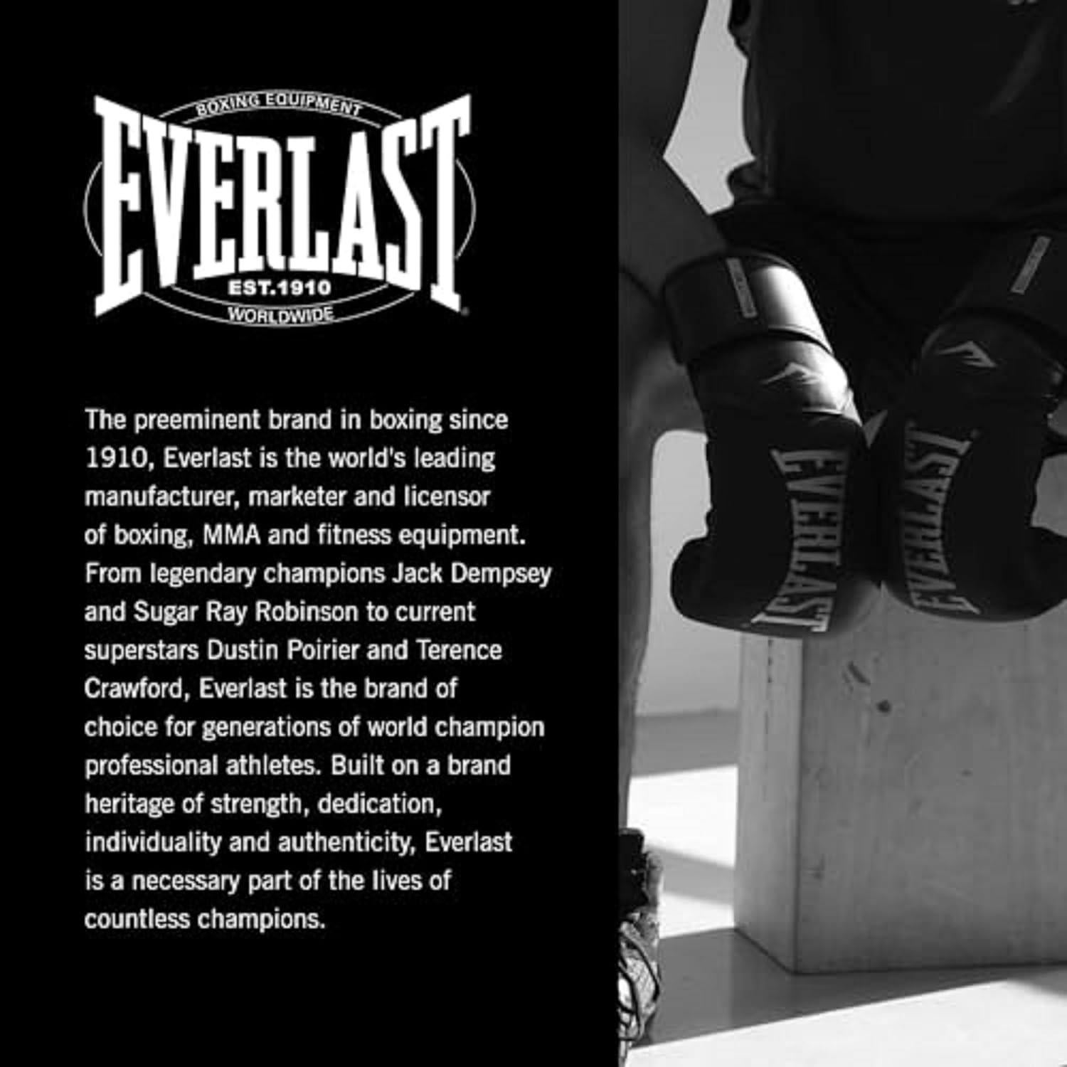 Guantes de Boxeo Everlast Elite 2 12oz Negro/Dorado Unisex
