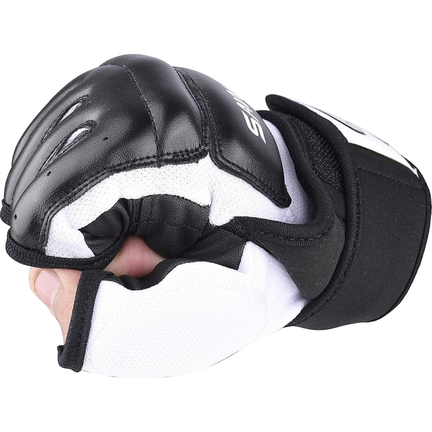 Guantes de Boxeo SAWANS para MMA y Artes Marciales - Negro