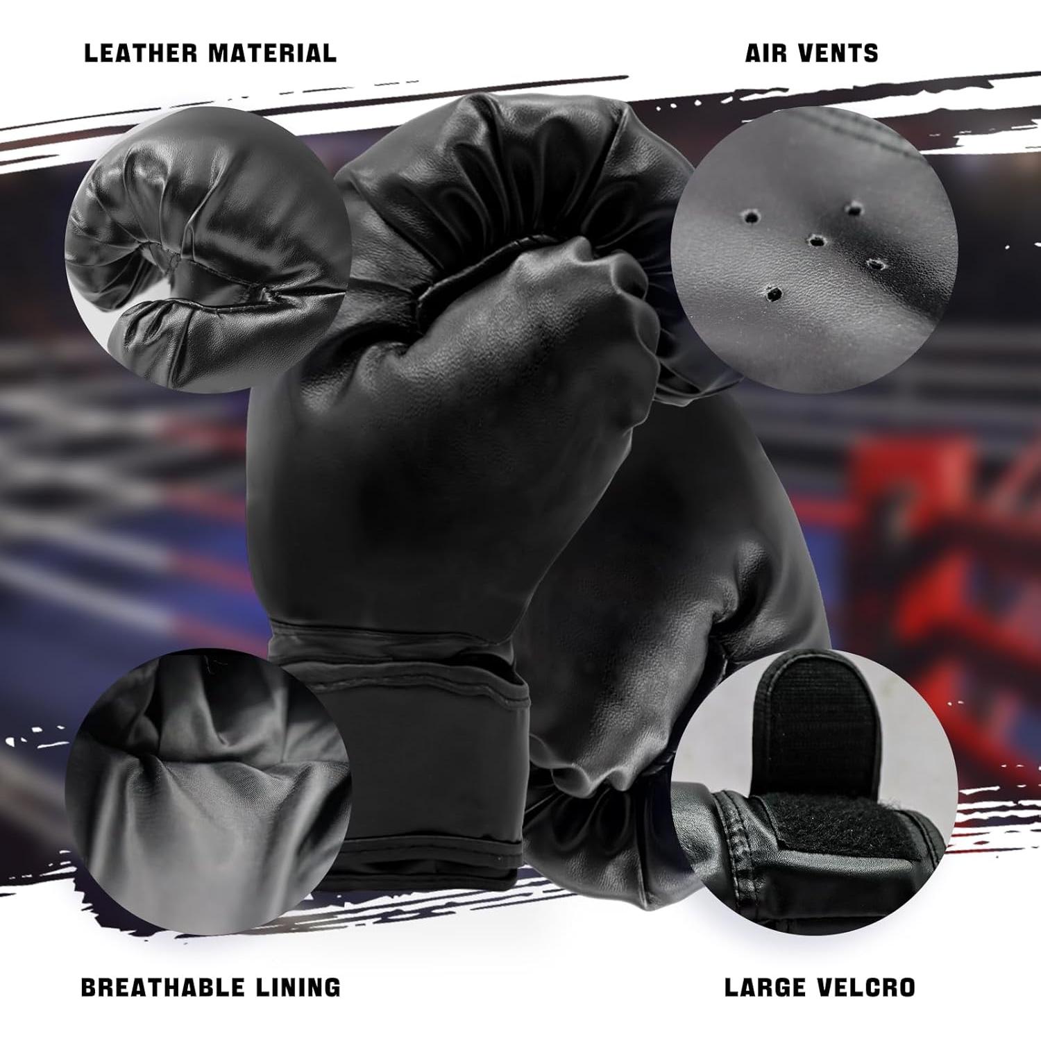 Set de Boxeo JLXMAXLJ para Niños - 14 Piezas, Guantes 170g