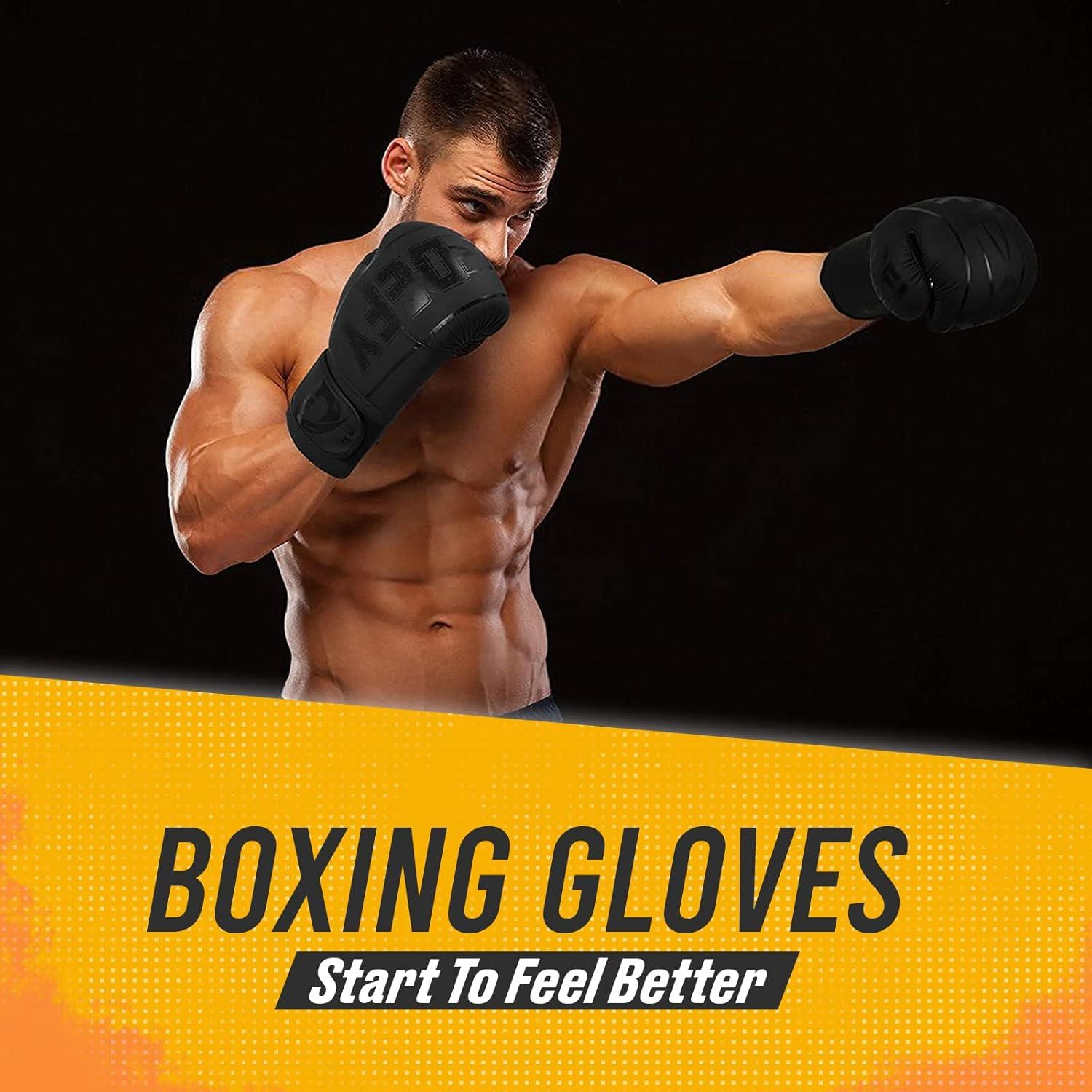 Guantes de Boxeo DEFY Matt 10oz Cuero Sintético Unisex