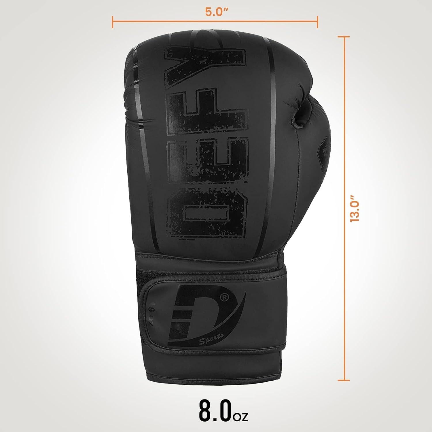 Guantes de Boxeo DEFY Matt 10oz Cuero Sintético Unisex