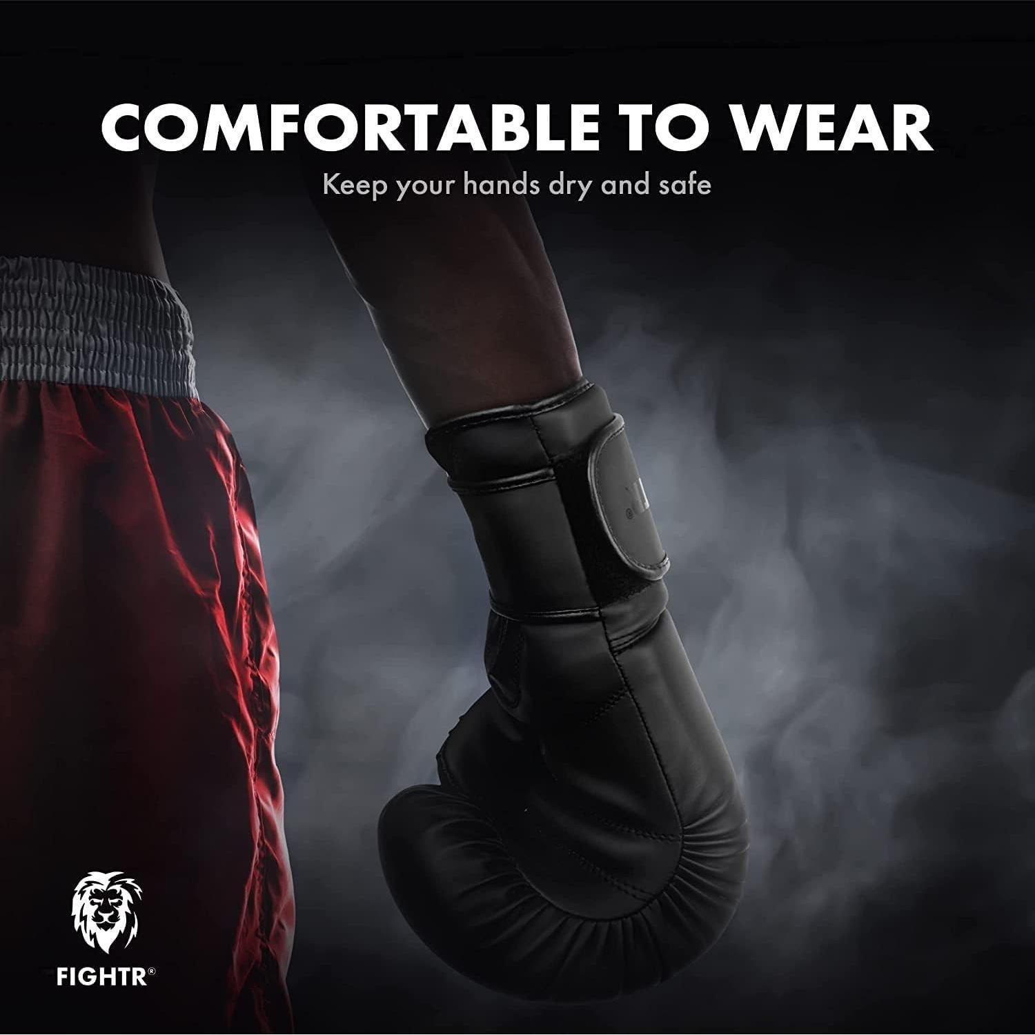 Guantes de Boxeo FIGHTR® 10 oz - Protección y Estabilidad