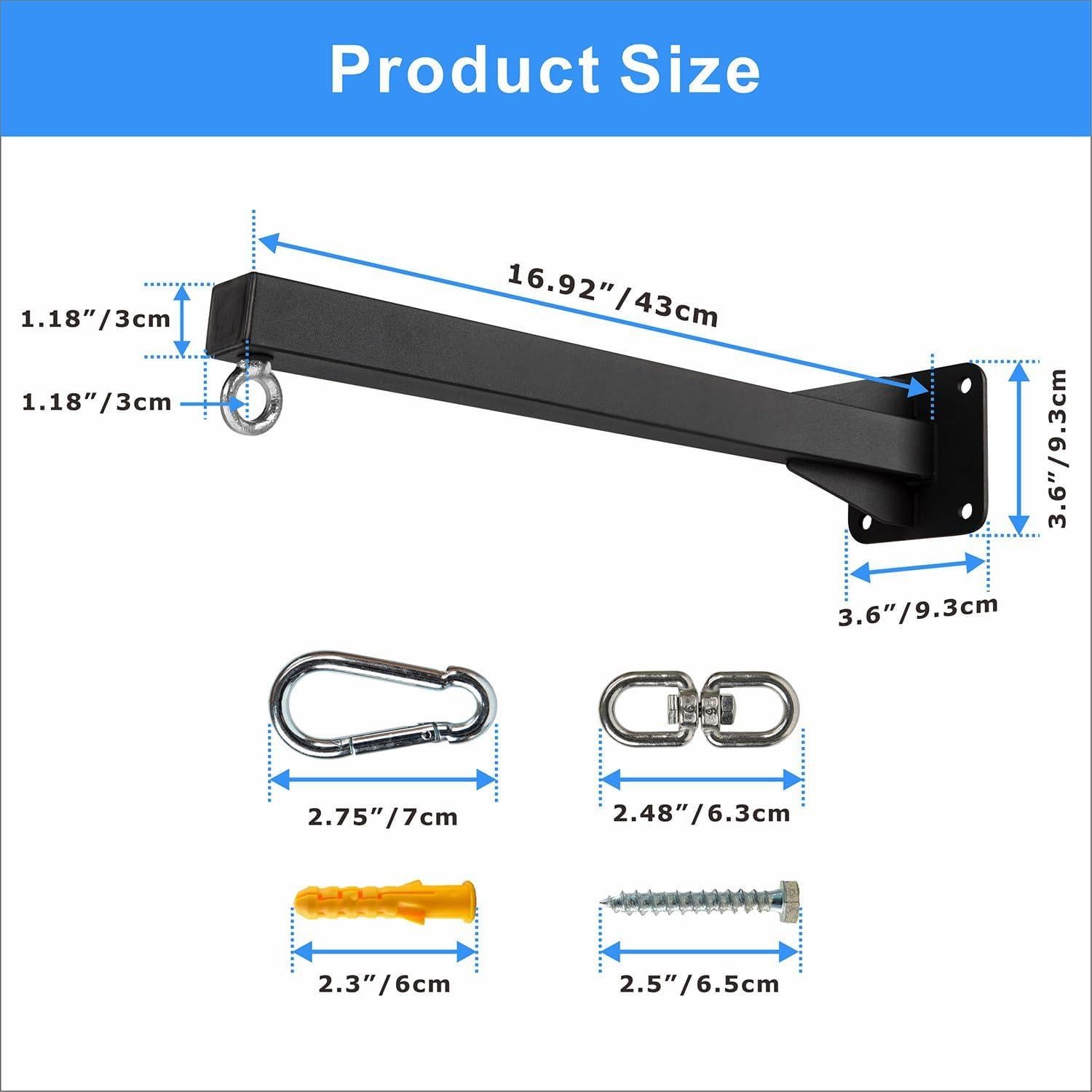 Soporte de Pared para Saco de Boxeo KSWLOR Pesado 362kg