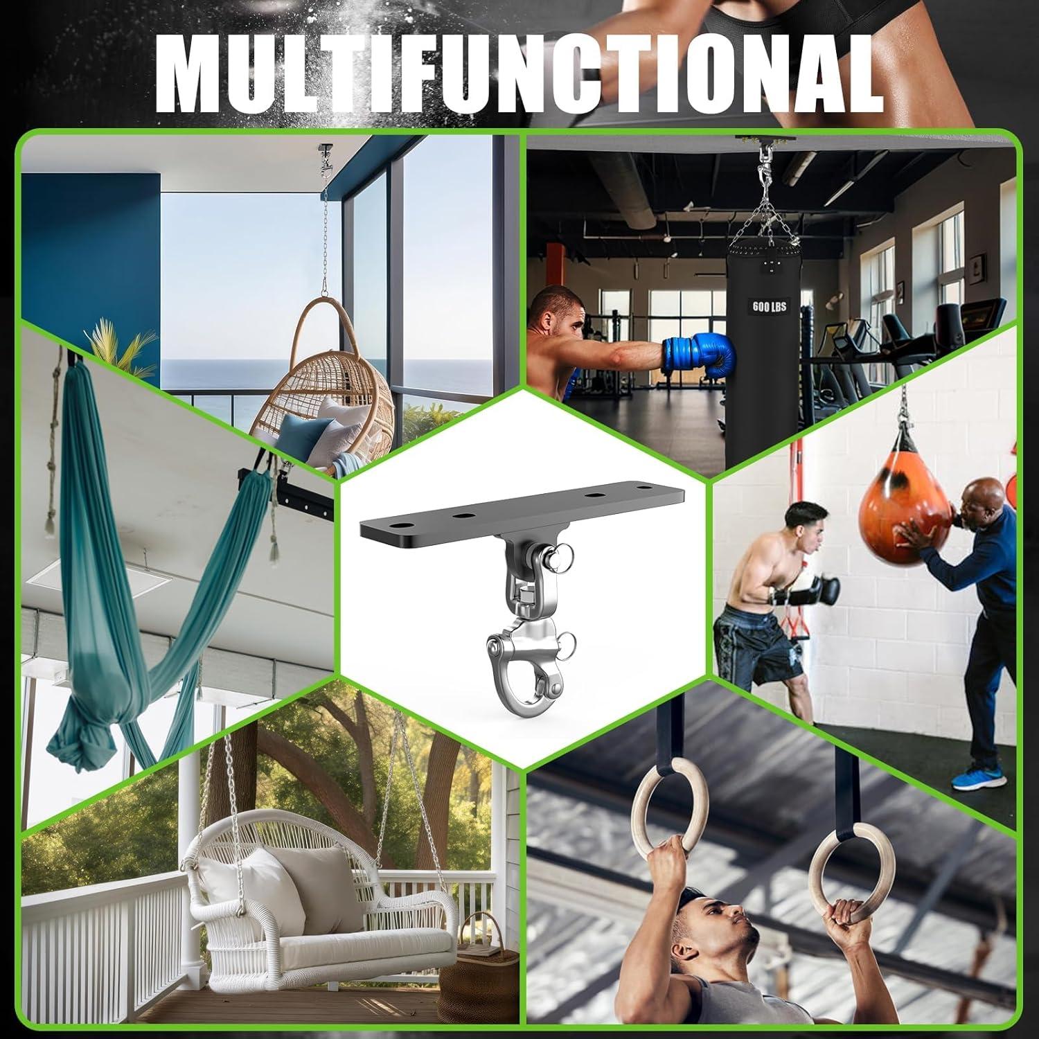 Soporte para Saco de Boxeo Eapele, Resistente hasta 272 kg