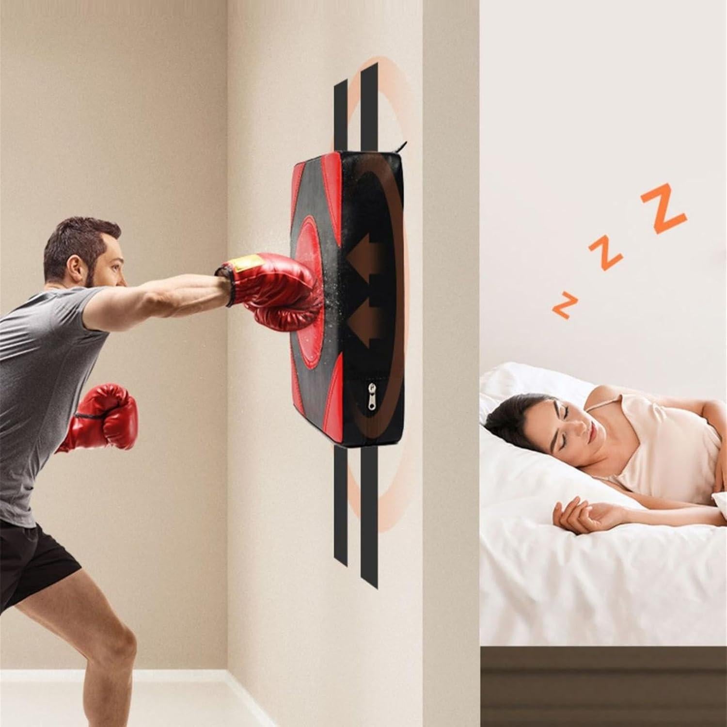 Almohadilla de Pared de Boxeo Genérica 30x30cm Silenciosa