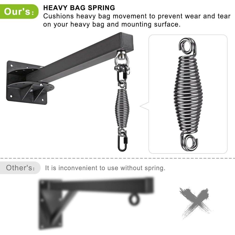 Soporte de Pared para Bolsa Pesada SELEWARE 60.96 cm Ajustable