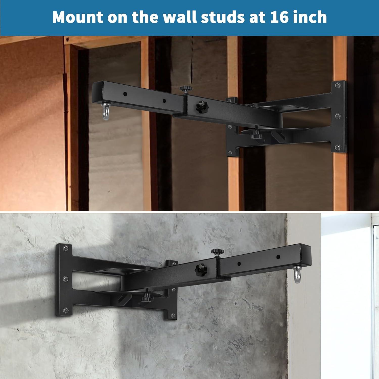 Soporte de pared para saco de boxeo pesado Shikoyi 136 kg