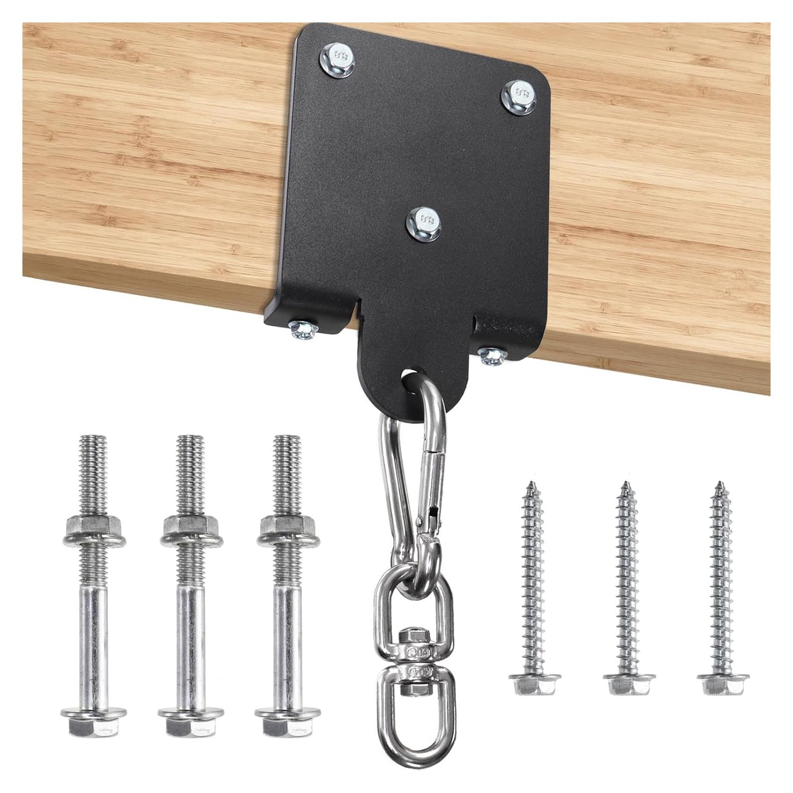 Soporte para Bolsa Pesada WUWEOT con Rotación 360° - Acero Negro