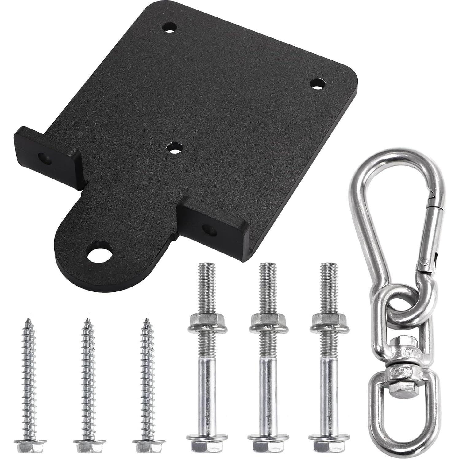 Soporte para Bolsa Pesada WUWEOT con Rotación 360° - Acero Negro