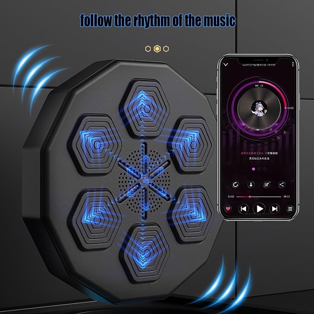 Máquina de Boxeo Musical EAZY WAYZ EW-01 con Bluetooth y LED