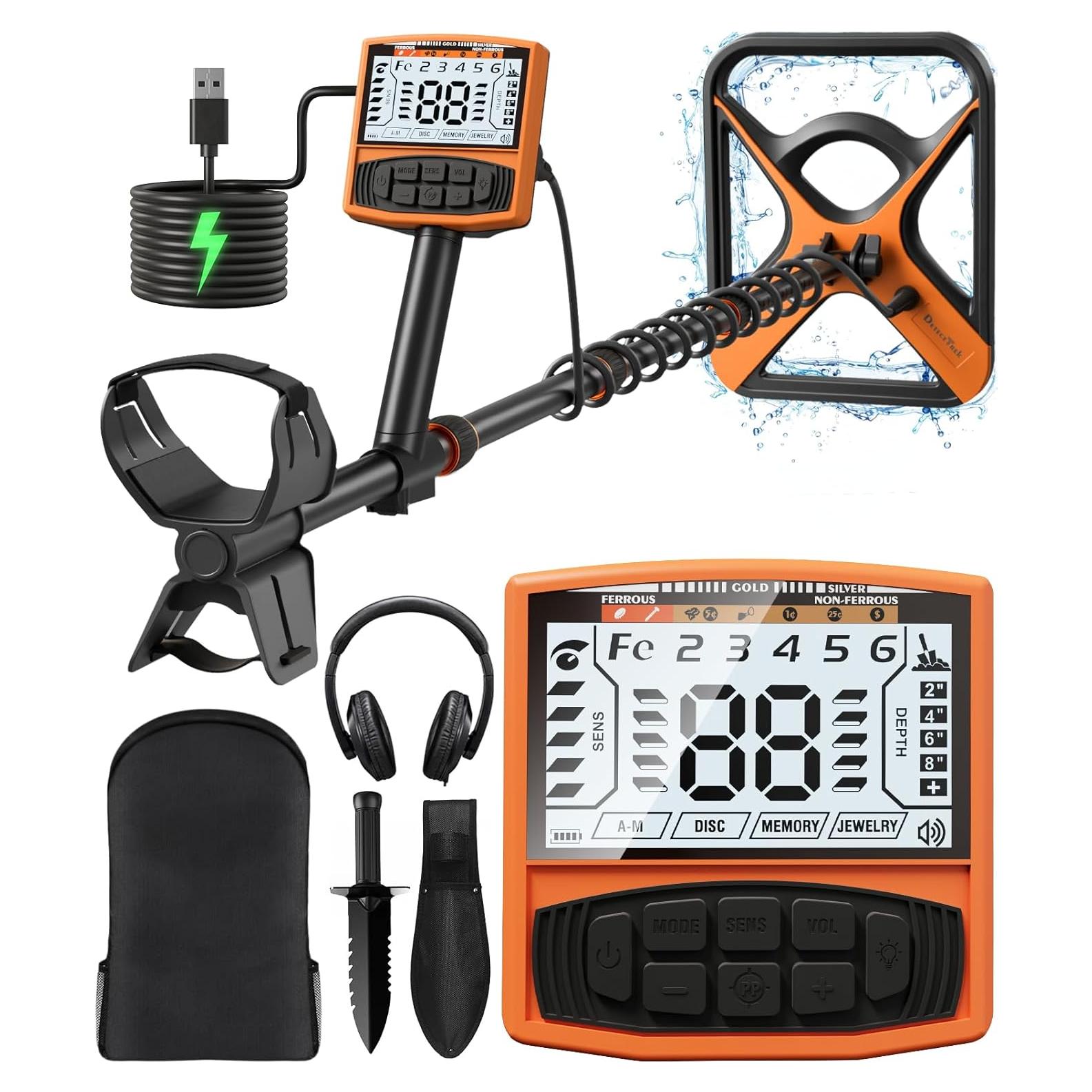 Detector de Metales DetectTrek M55 11" Impermeable 5 Modos