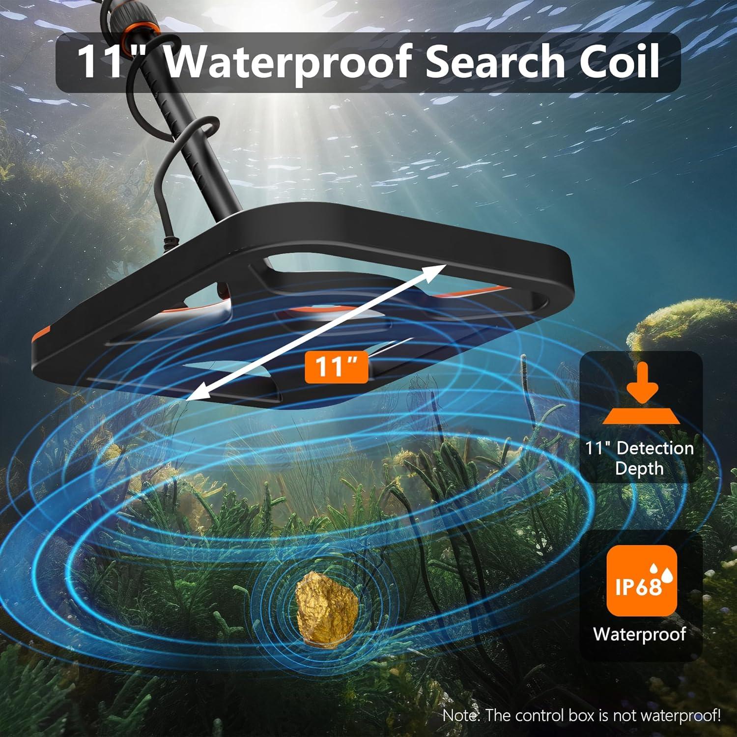 Detector de Metales DetectTrek M55 11" Impermeable 5 Modos