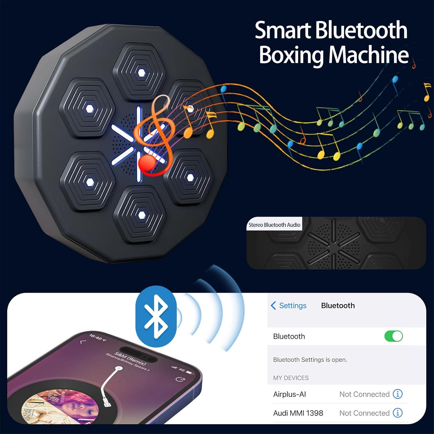 Máquina de Boxeo Musical Keyoung CC-X1 con Bluetooth y Guantes