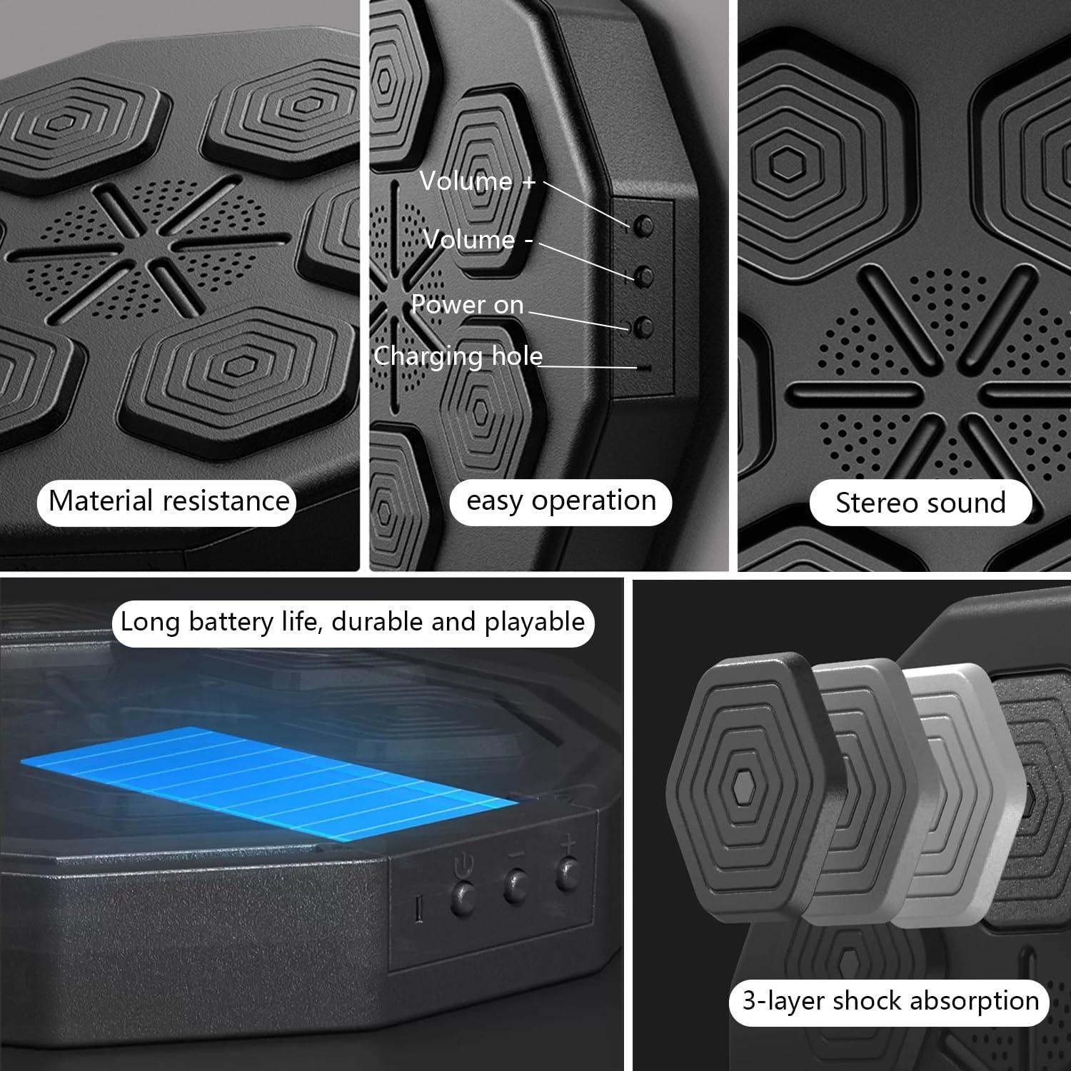 Máquina de Boxeo Musical Keyoung CC-X1 con Bluetooth y Guantes