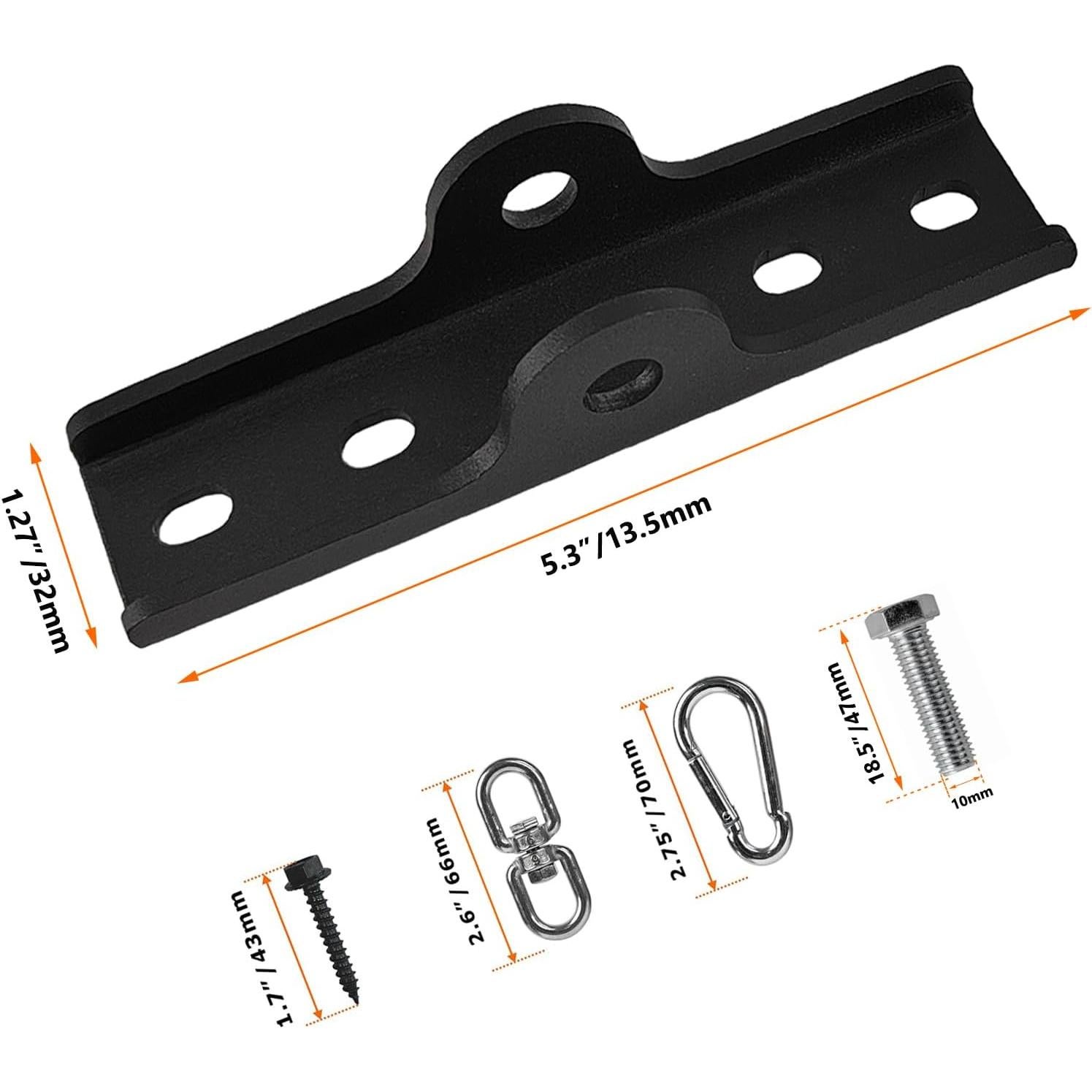 Soporte para Saco de Boxeo YZZHAJ con Rotación 360° - Metal Negro