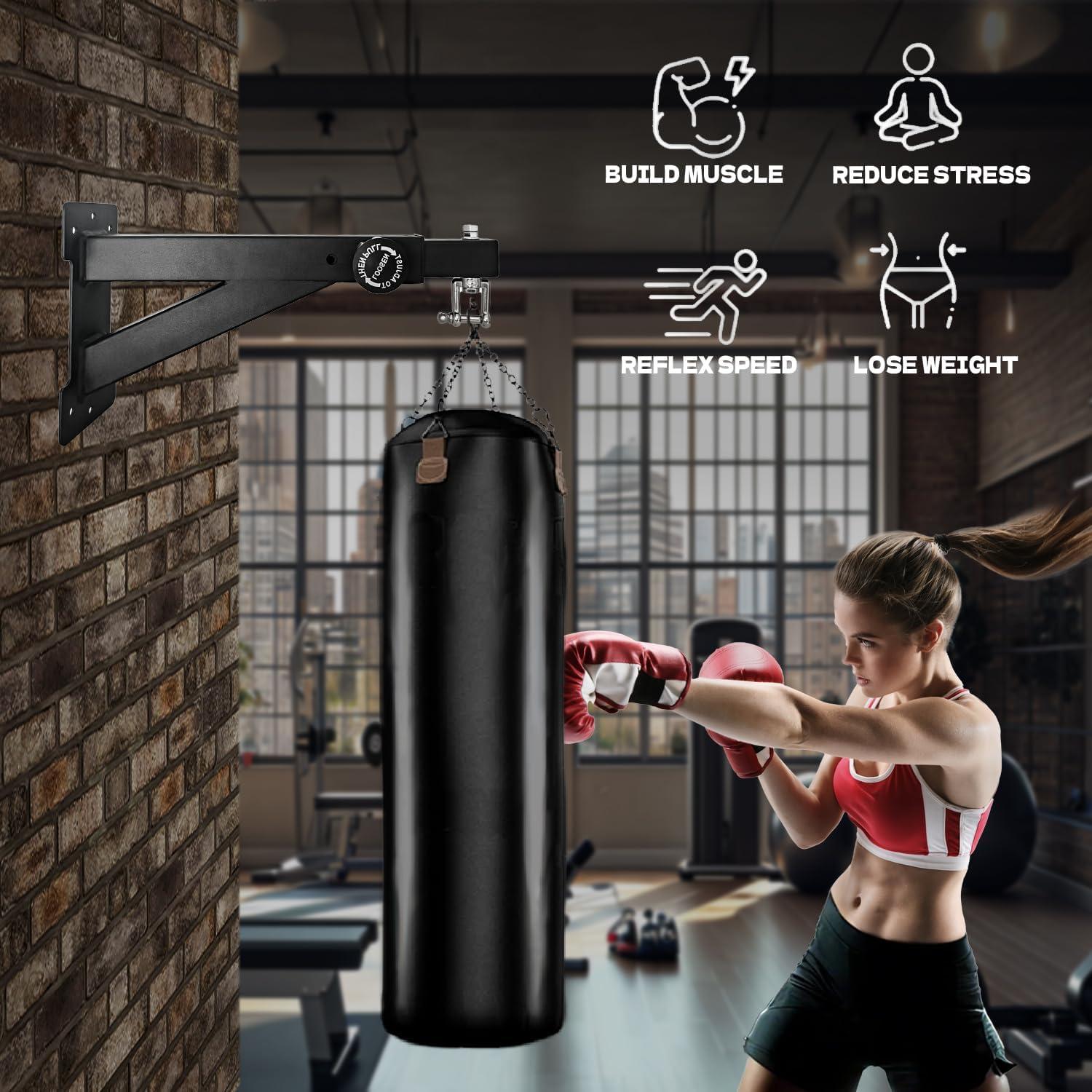 Soporte para Saco de Boxeo LTSEAME Ajustable 272 kg