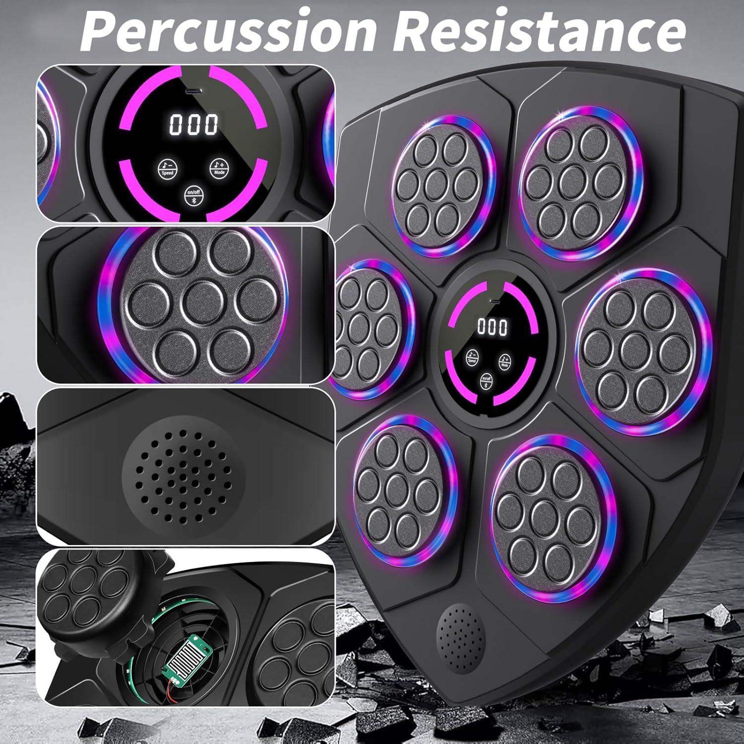 Máquina de Boxeo Musical QEIFEII 2BFX6-QB06 con Guantes