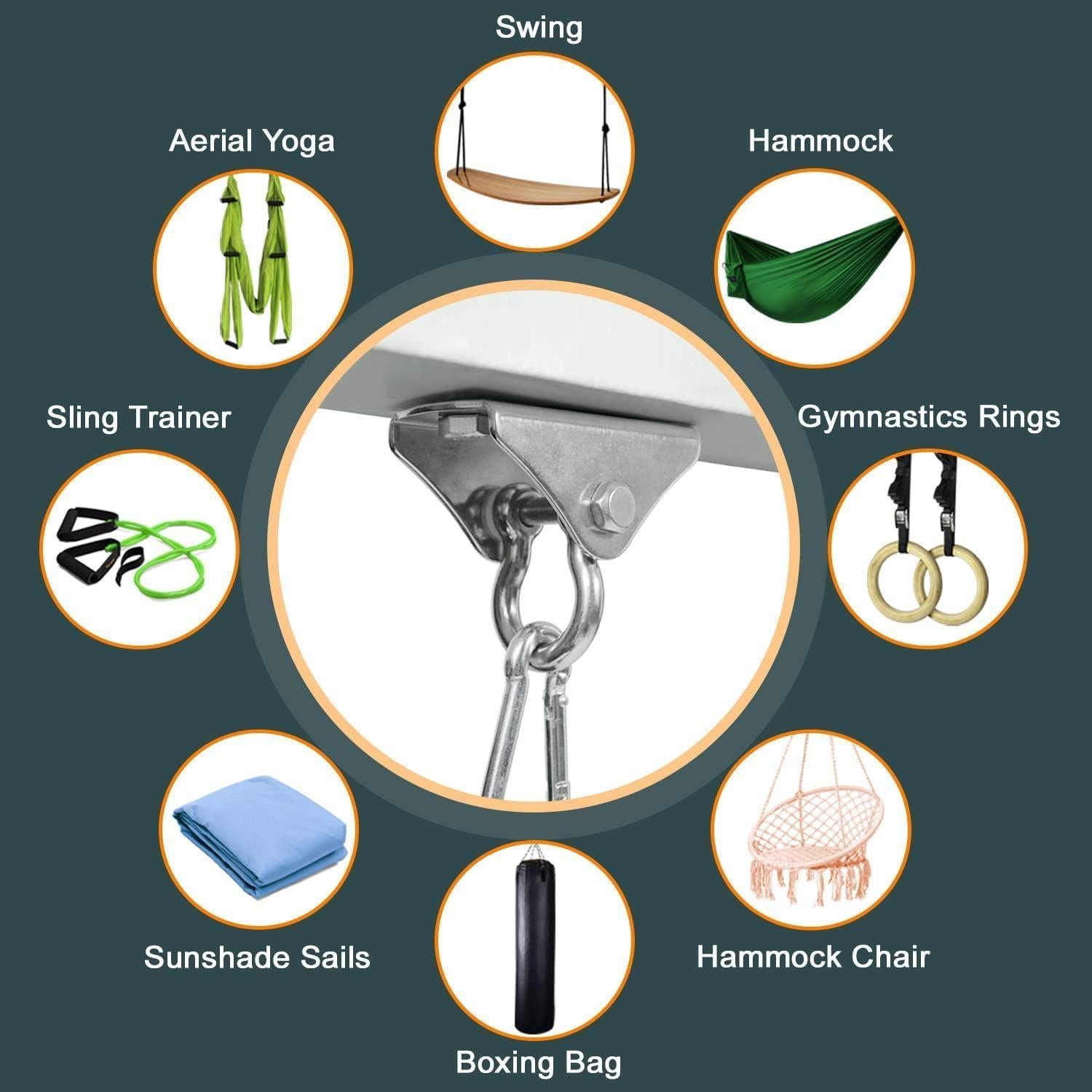 Soporte para Saco de Boxeo Yes4All E3SK, Acero Inoxidable 180°