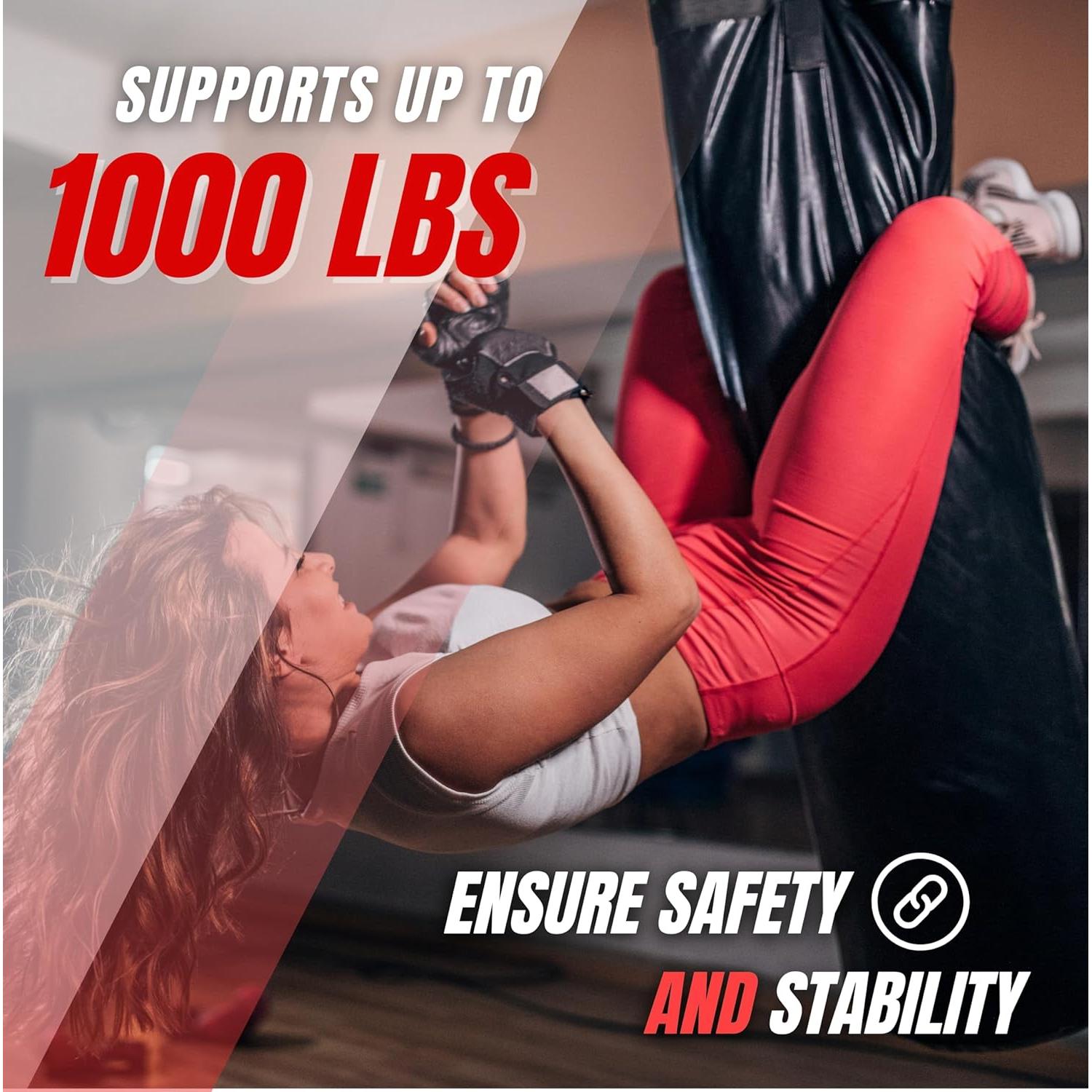 Soporte para Saco de Boxeo Yes4All E3SK, Acero Inoxidable 180°