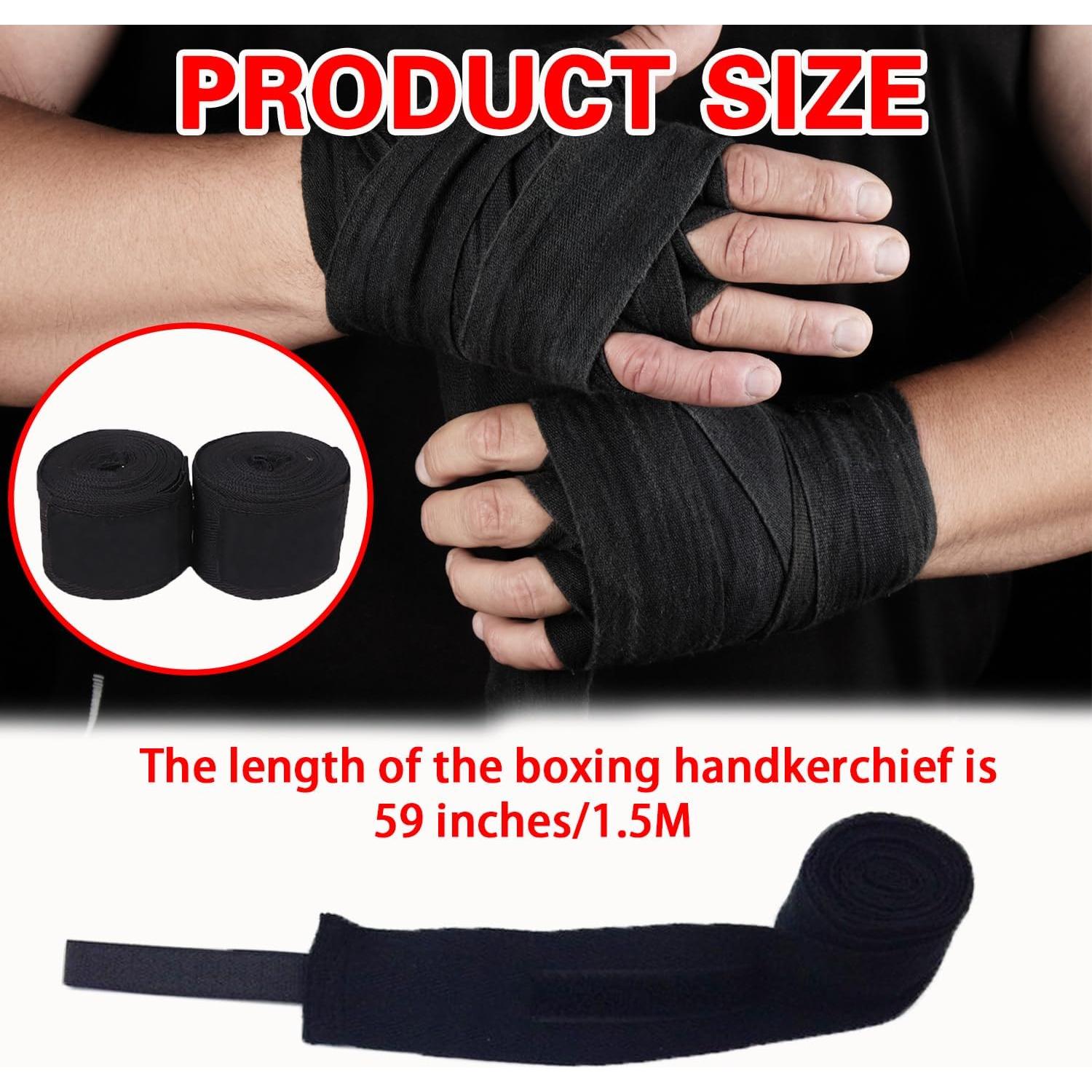 Envolturas de Mano de Boxeo Bntyok QJBD-2PCS 149.86 cm