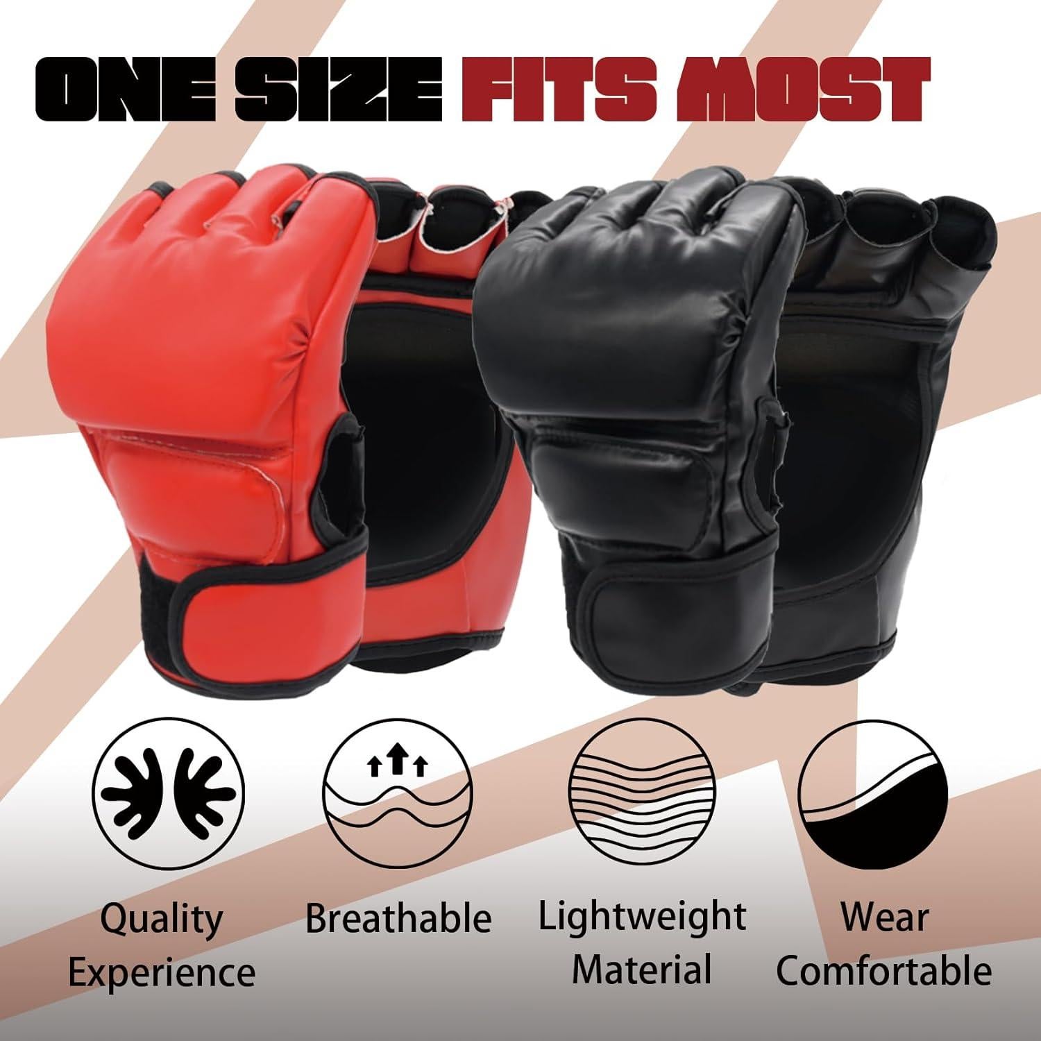 Guantes de Boxeo Cyiwniao 2 Pares Entrenamiento Kickboxing