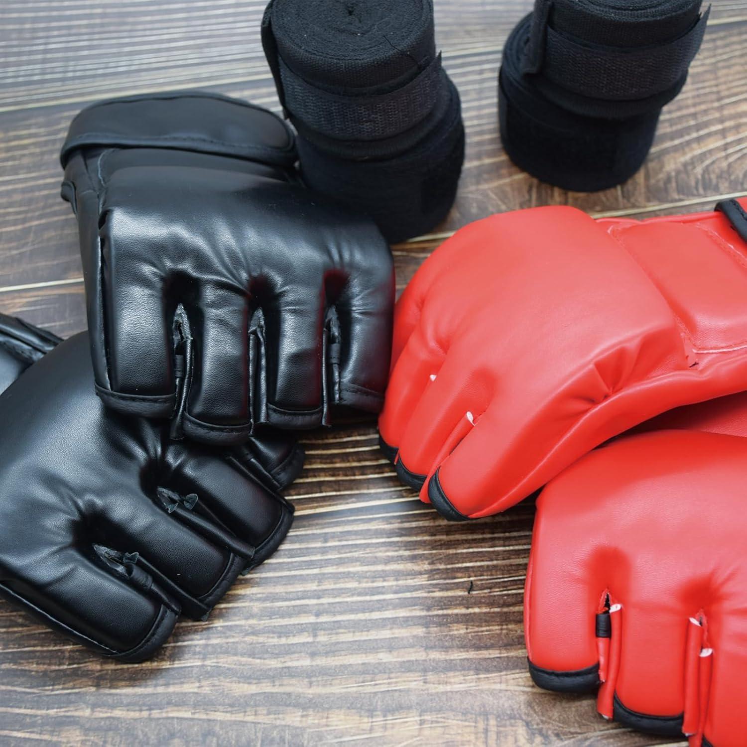 Guantes de Boxeo Cyiwniao 2 Pares Entrenamiento Kickboxing