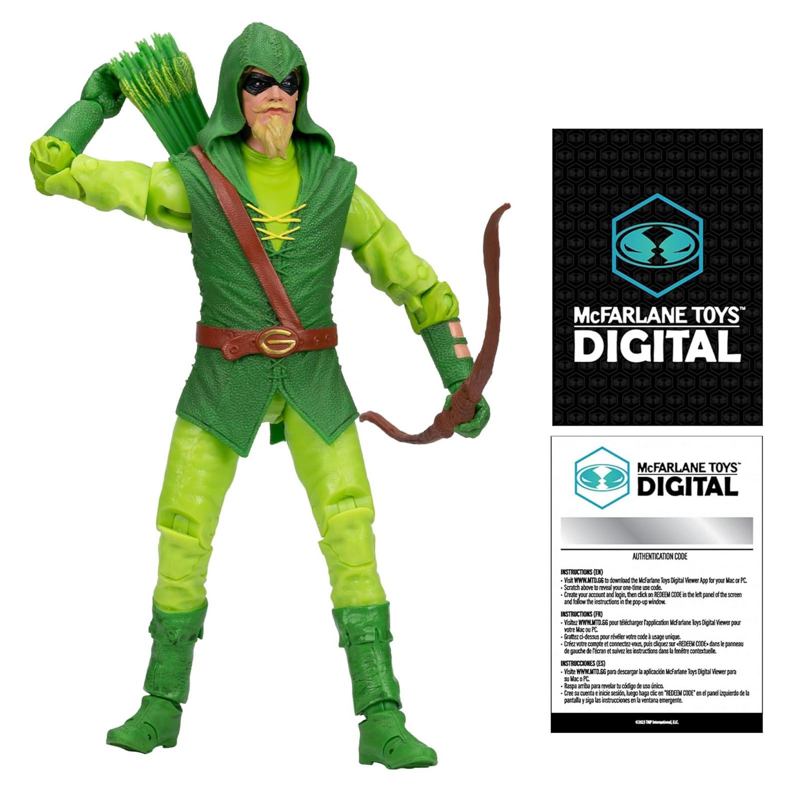 Figura de acción Green Arrow McFarlane Toys 17 cm coleccionable