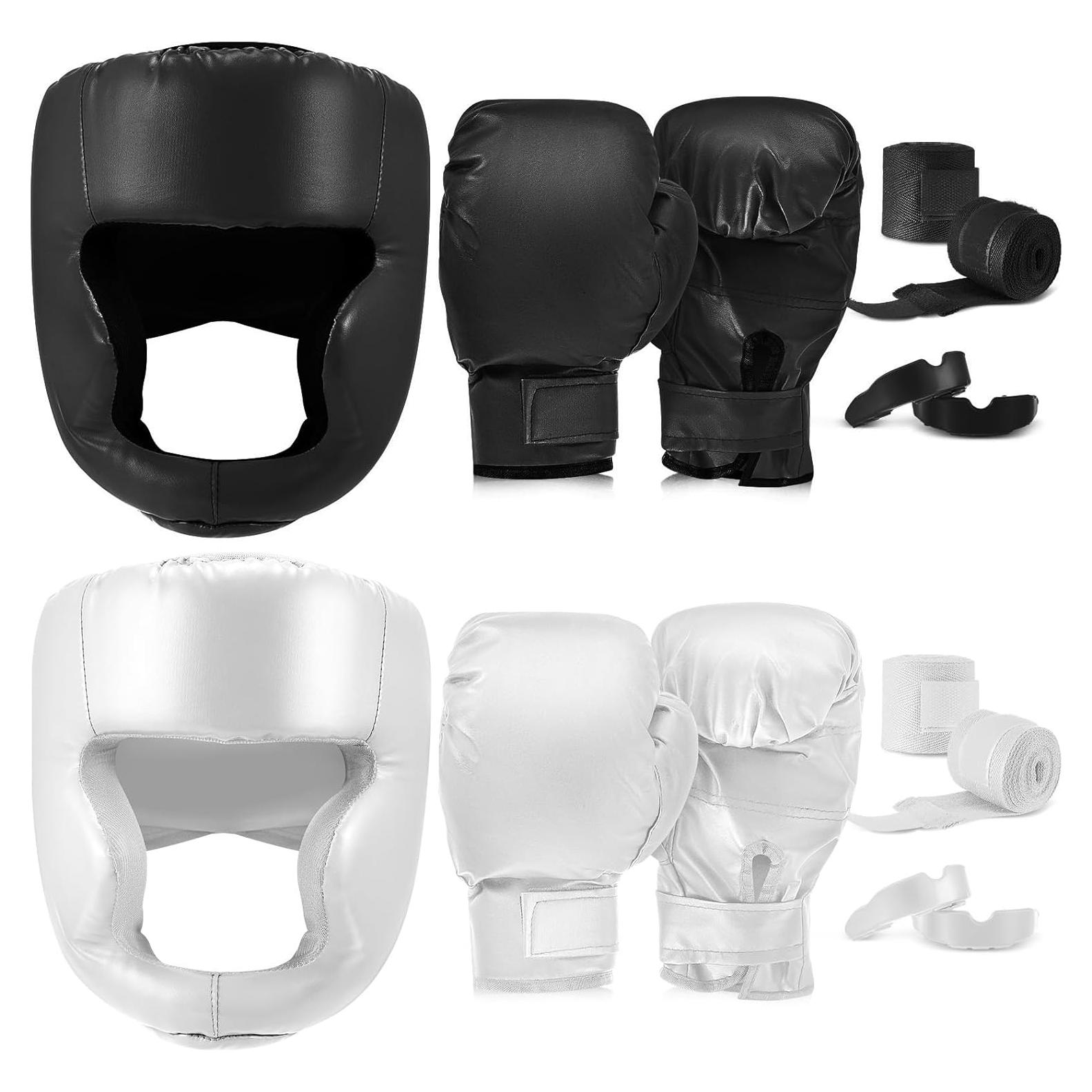 Set de Boxeo Kanayu 14 Piezas con Guantes 16 oz y Casco
